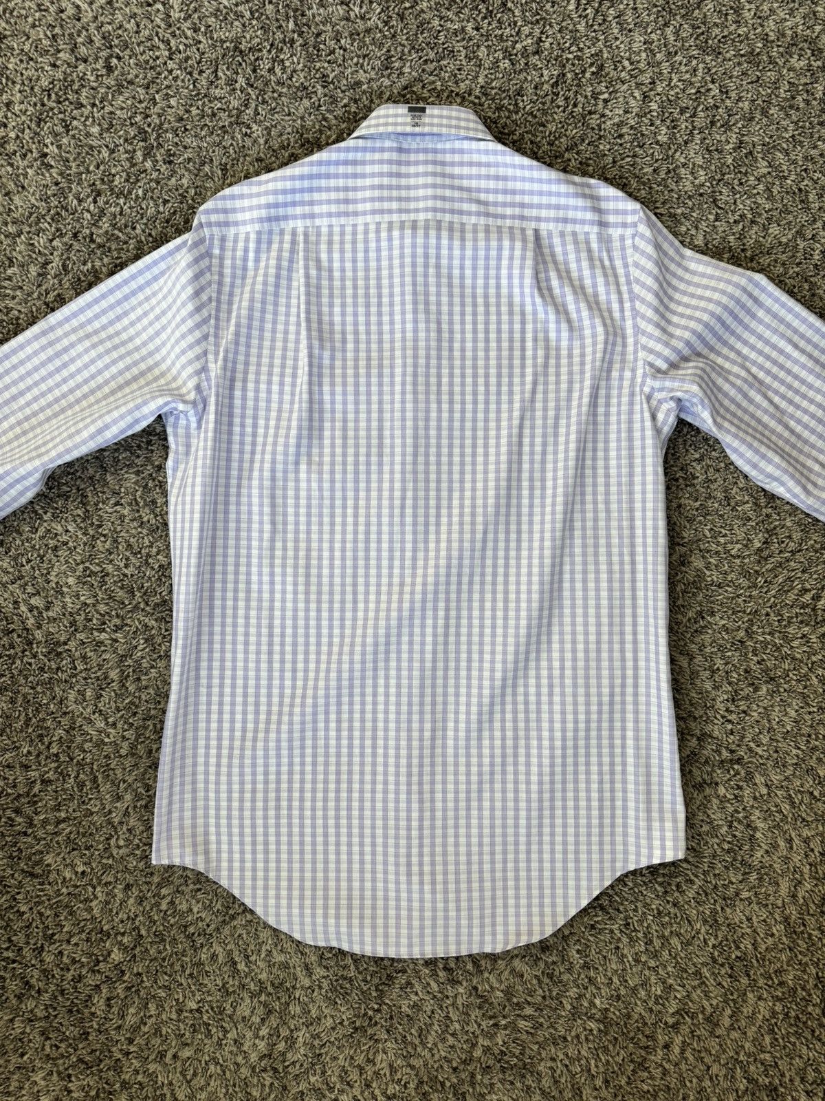 Calvin Klein Calvin Klein Plaid Dress Shirt Size 42L - 2 Thumbnail