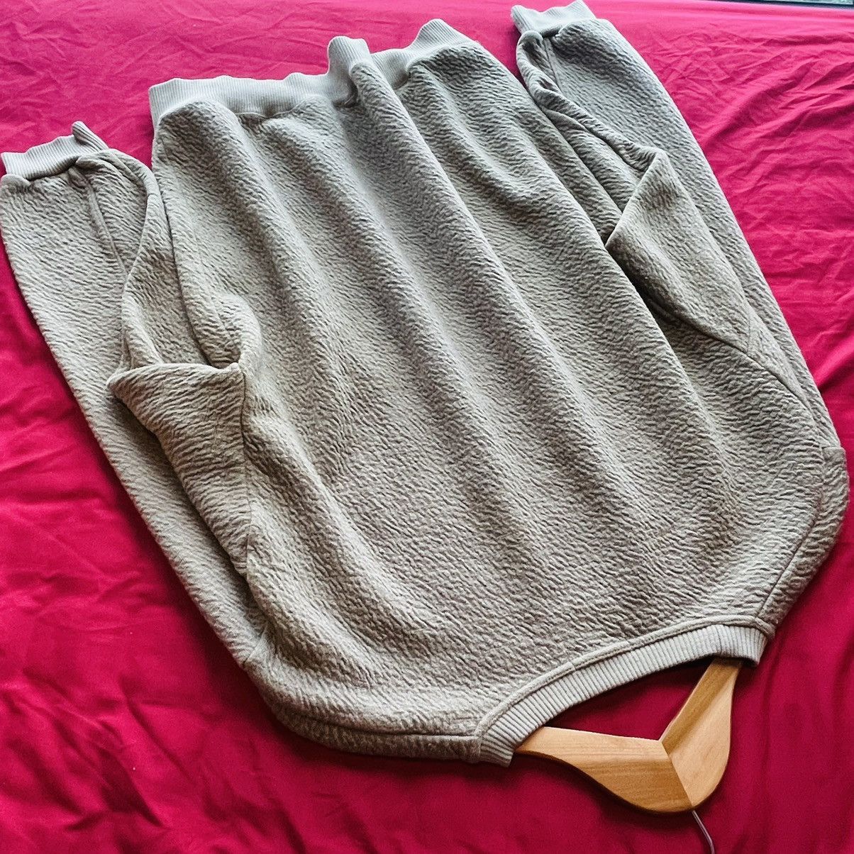 Vintage Japanese Texture Sweatshirt Size US L / EU 52-54 / 3 - 3 Thumbnail