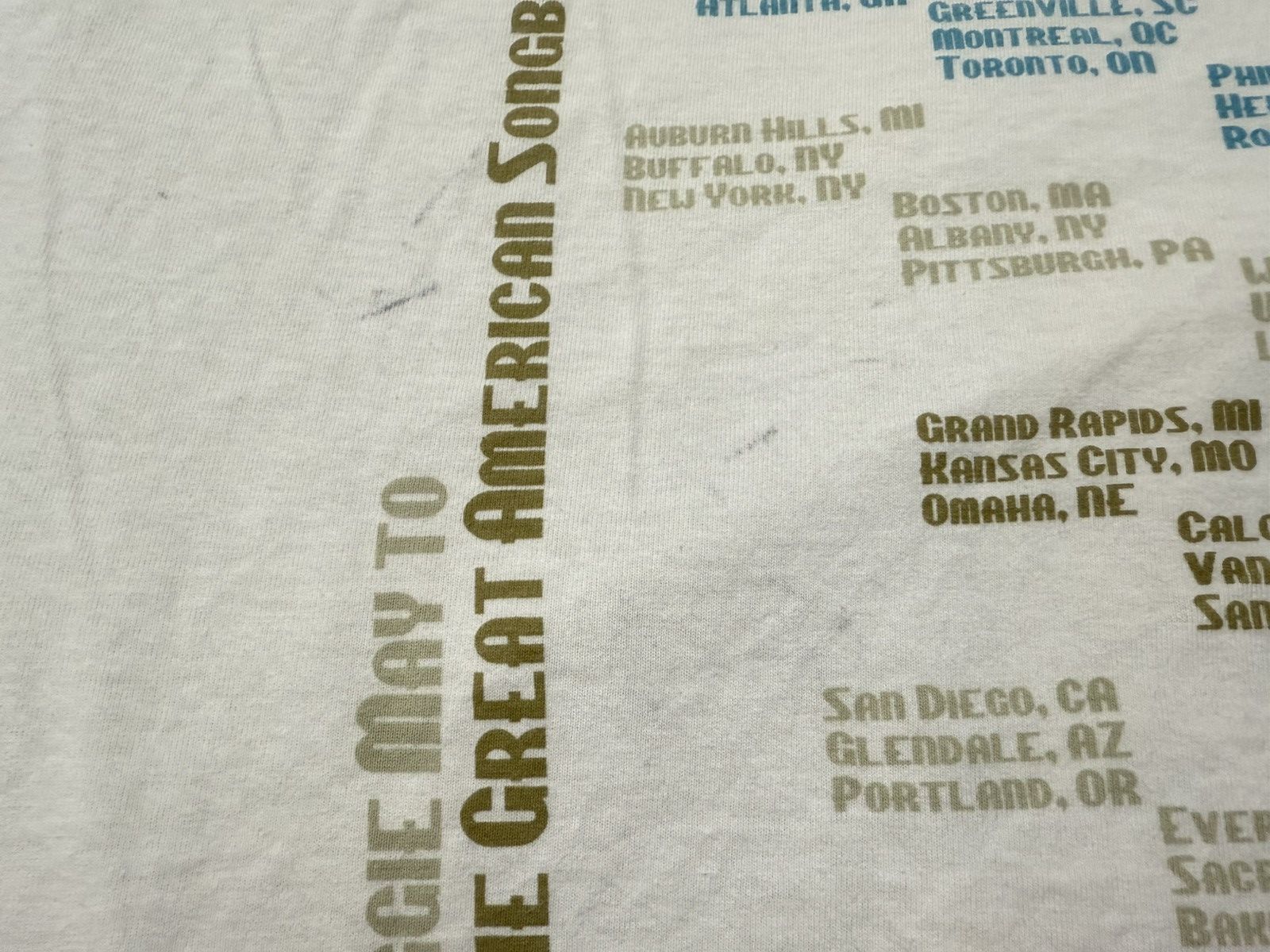 Band Tees × Vintage Vintage 2000s Rod Stewart 2004 Tour T Shirt Size US M / EU 48-50 / 2 - 6 Thumbnail
