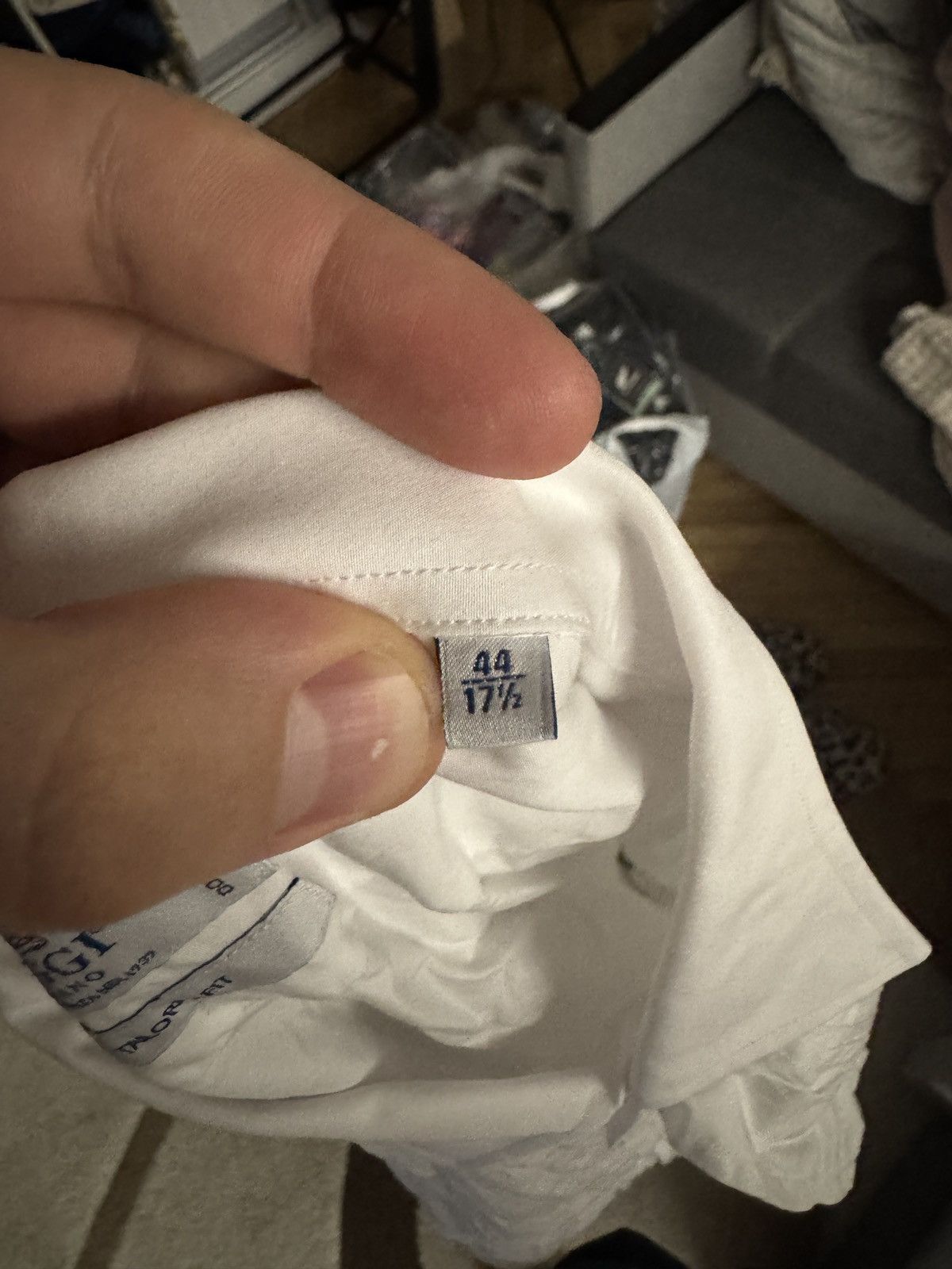 Boggi Boggi Milano white tuxedo cufflinks classic suit shirt 17.5 Size 44R - 13 Thumbnail