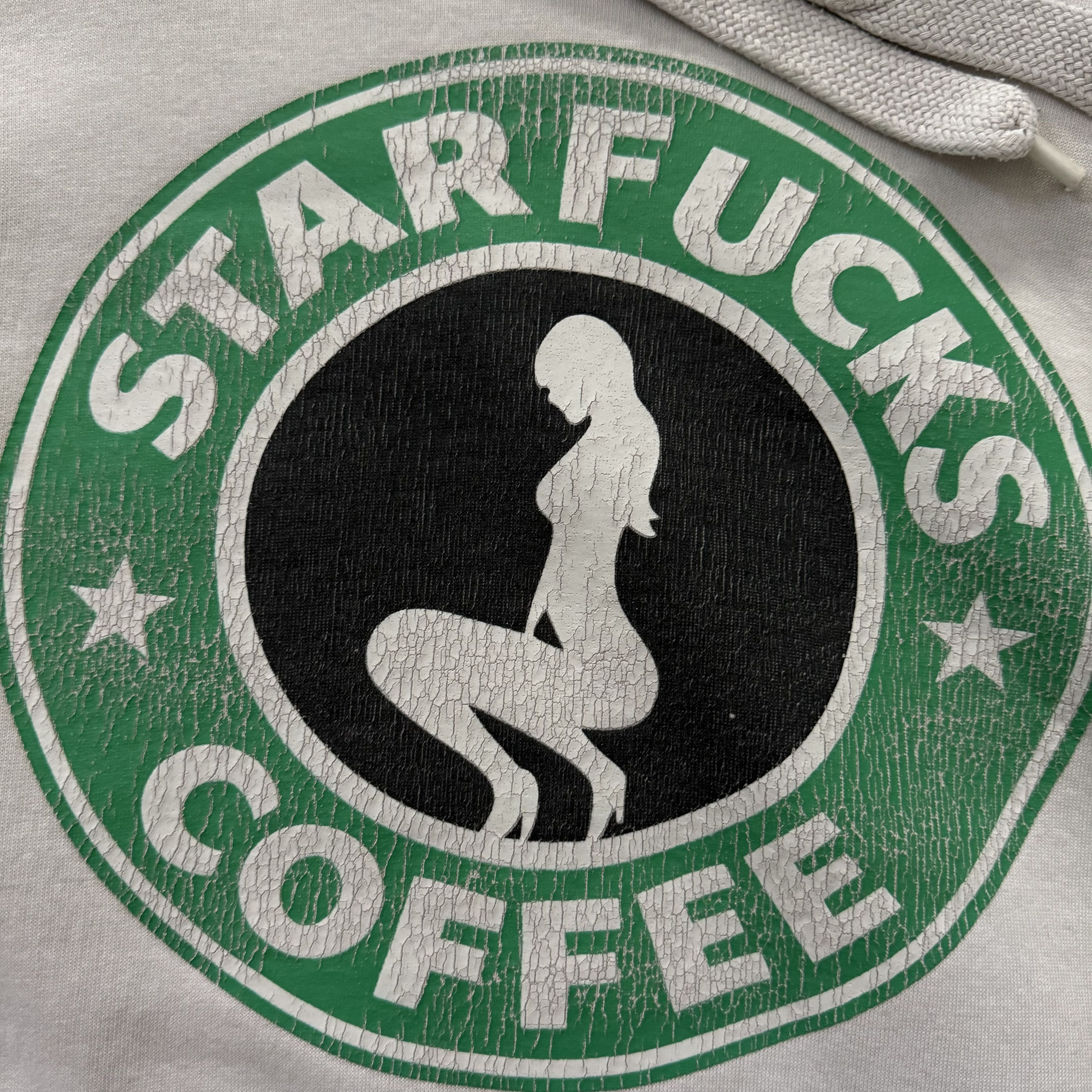 Hook-Ups × Vintage STAR FUCKS COFFE CRAZY PRINTED PORNSTAR STYLE HOODIE VINTAGE Size US M / EU 48-50 / 2 - 5 Thumbnail
