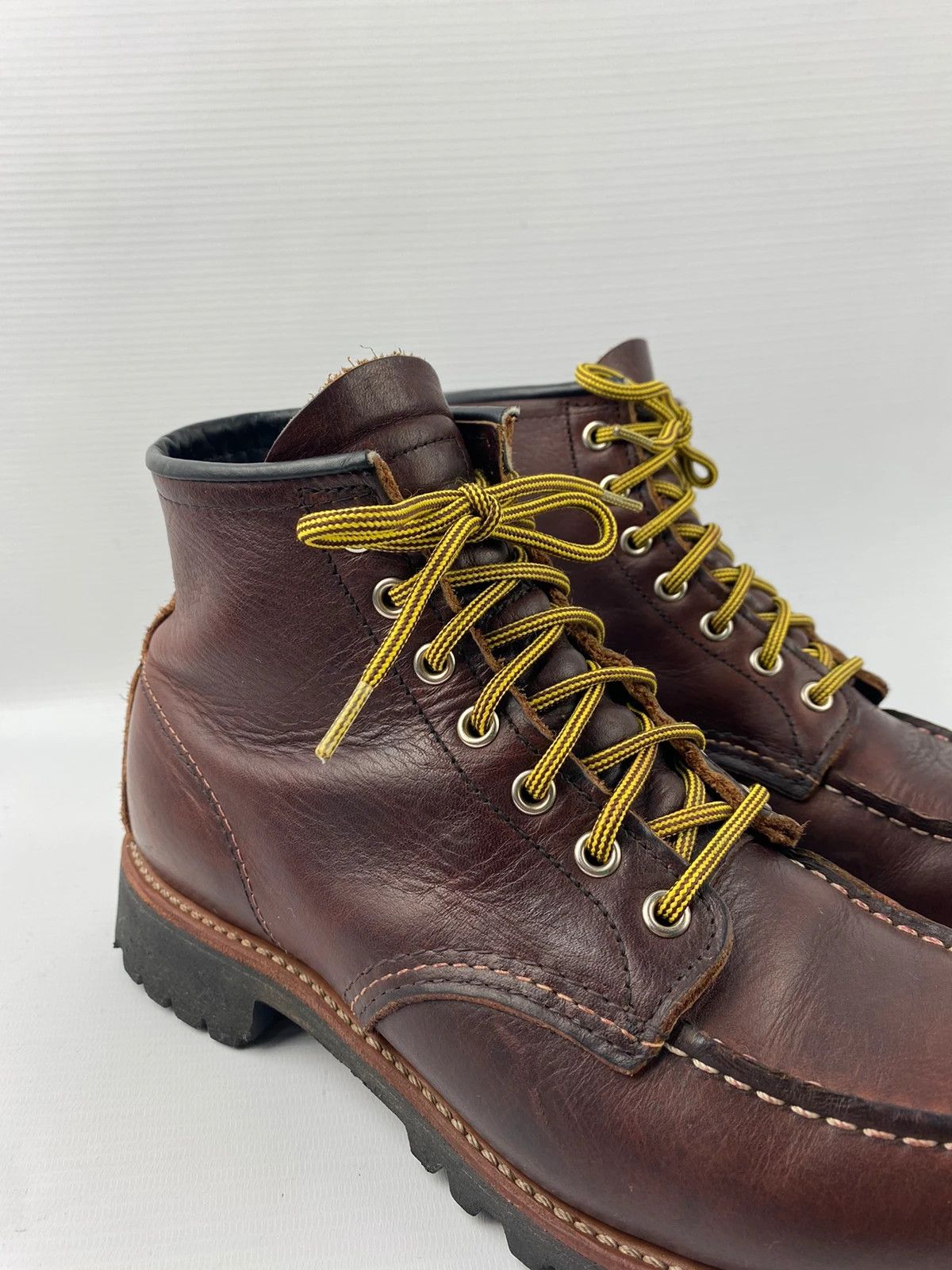Leather × Red Wing Red Wing Roughneck Moc Toe Work Boots 8146 made in usa Size US 8.5 / EU 41-42 - 9 Thumbnail