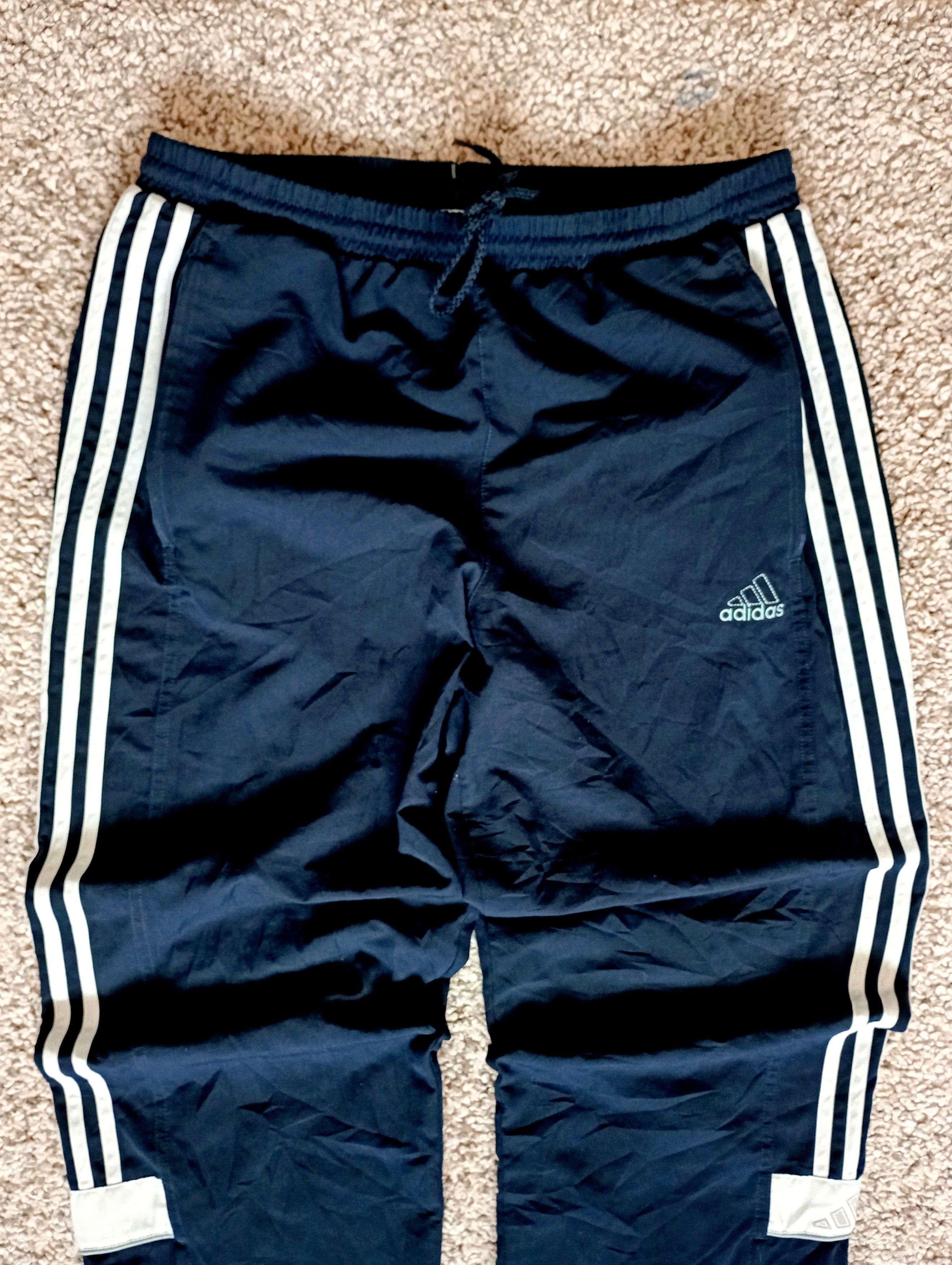 Adidas × Vintage Adidas Balenciaga Style baggy Track Pants Hype Sweatpants Size US 34 / EU 50 - 2 Thumbnail