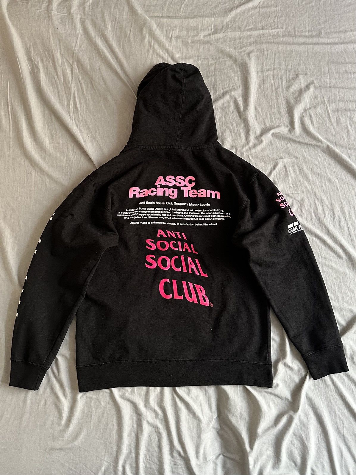 Anti Social Social Club ASSC Gran Turismo Racing Team Hoodie Black Grailed