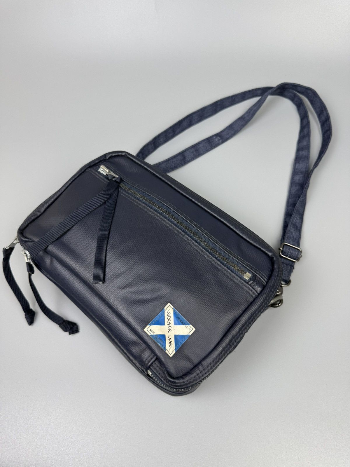 Japanese Brand Luggage Label - Japan Yoshida and Co. Dark Blue Slingbag Size ONE SIZE - 3 Thumbnail
