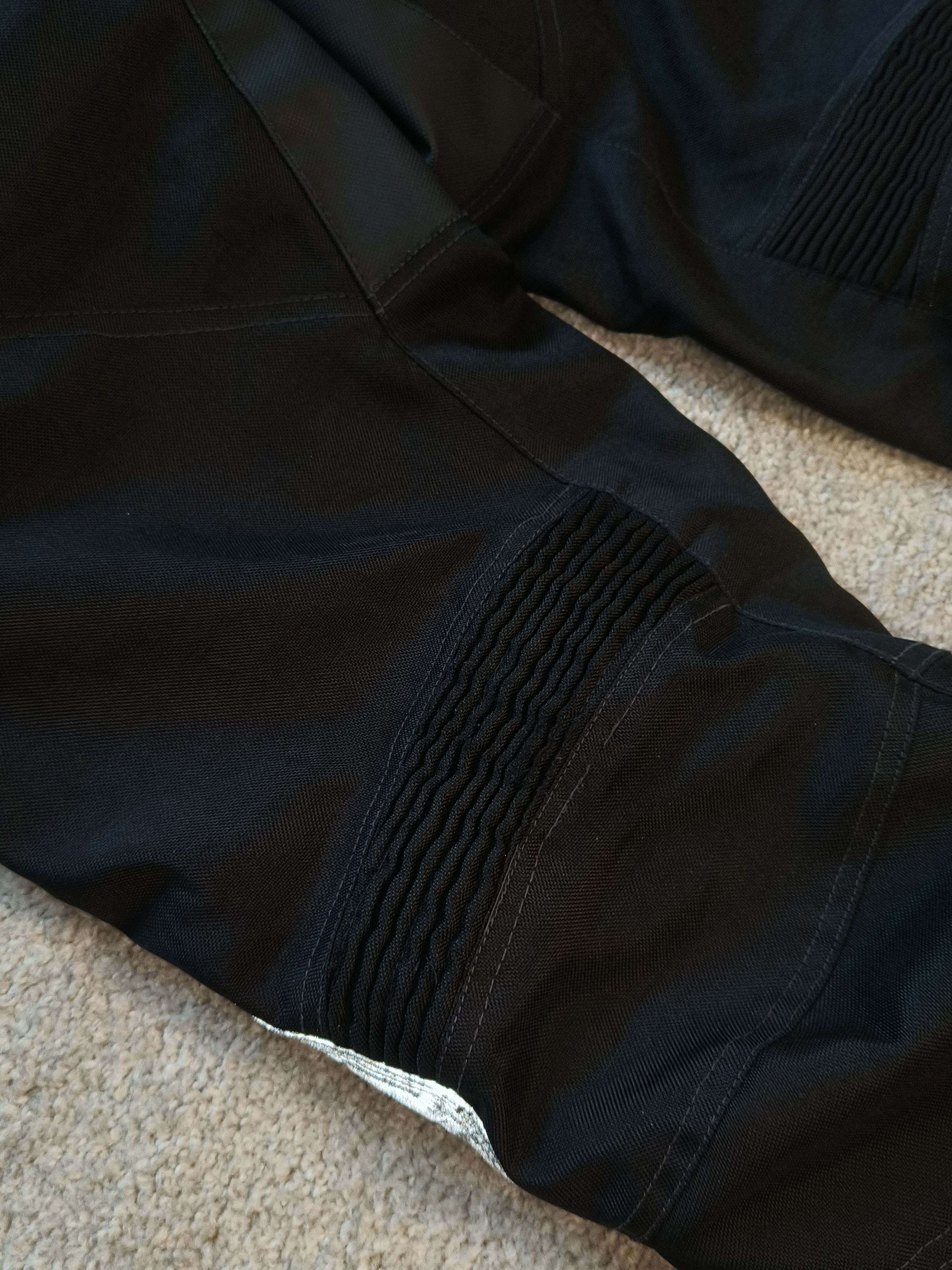 Vintage Held Motorcycle Pants Heavy-duty black textile riding pants Size US 31 - 9 Thumbnail
