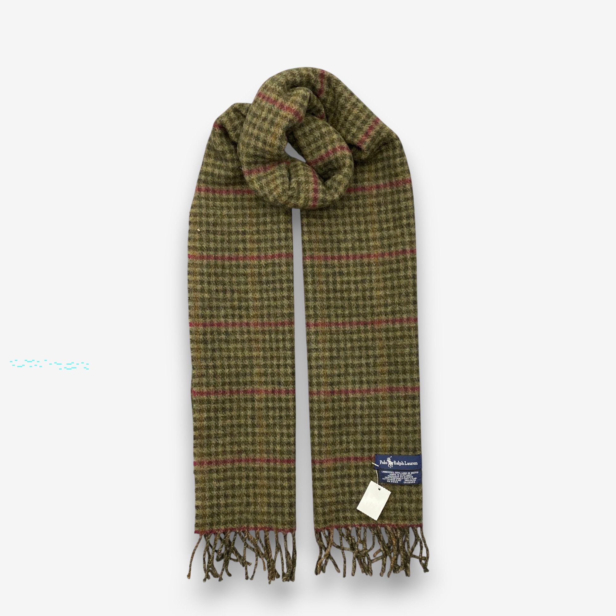 Polo Ralph Lauren Vintage Polo Ralph Lauren Scarf Muffler Wool Scarves Size ONE SIZE - 1 Thumbnail