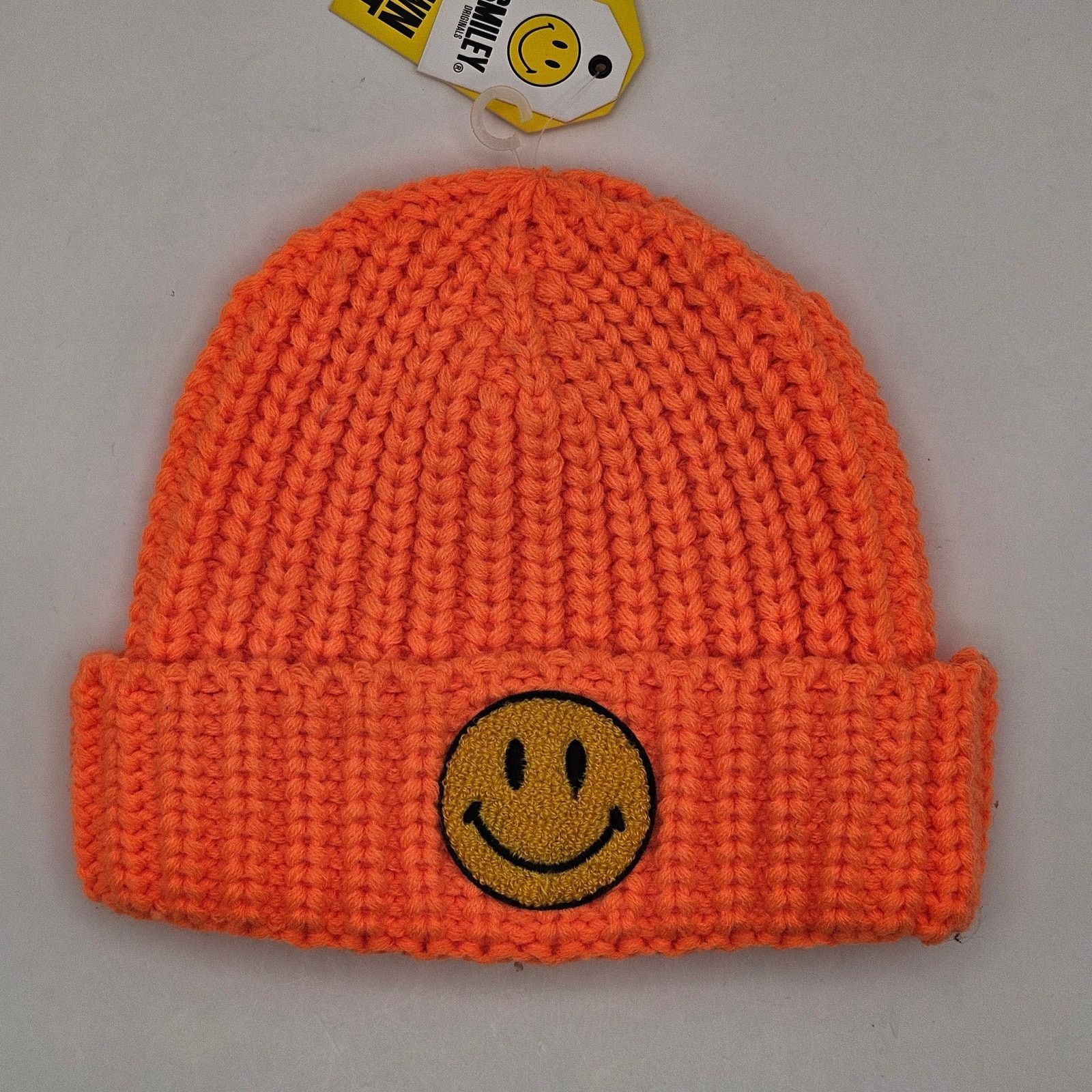 Market CHINATOWN MARKET X SMILEY BRIGHT ORANGE BEANIE NWT VINTAGE Size ONE SIZE - 1 Thumbnail