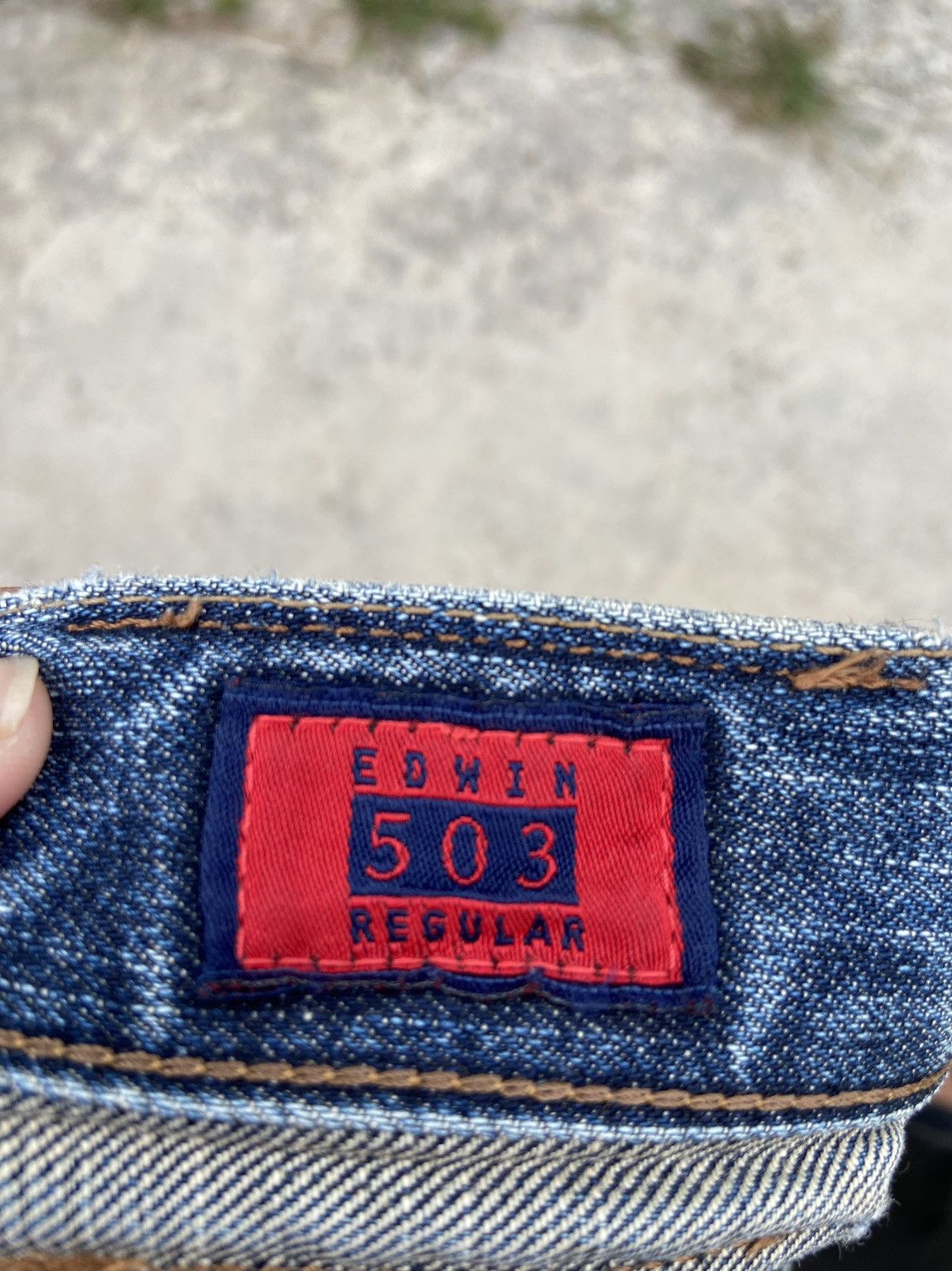 Beauty Beast Vintage Edwin Short jeans distressed if six was nine Size US 32 / EU 48 - 11 Thumbnail
