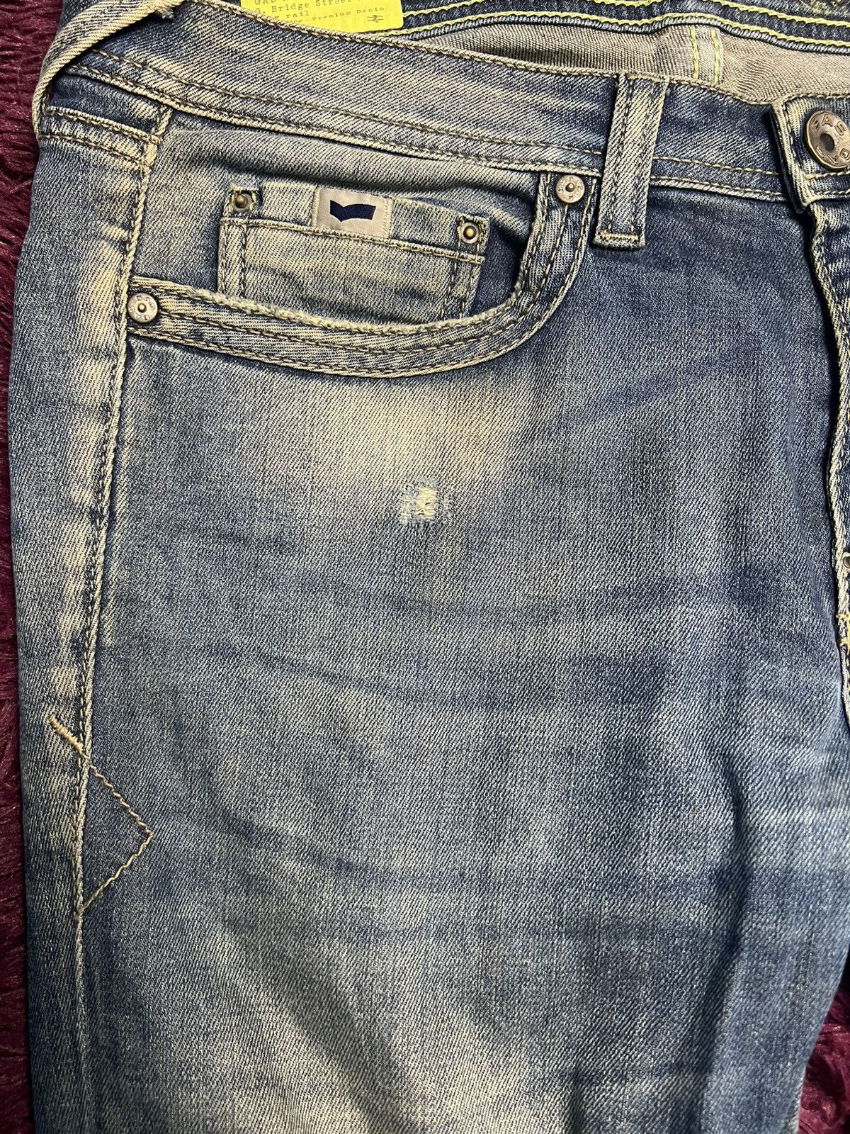 GAS GAS JEANS Italy Premium Denim - ALBERT Model Slim Fit (47) Size US 33 - 3 Thumbnail