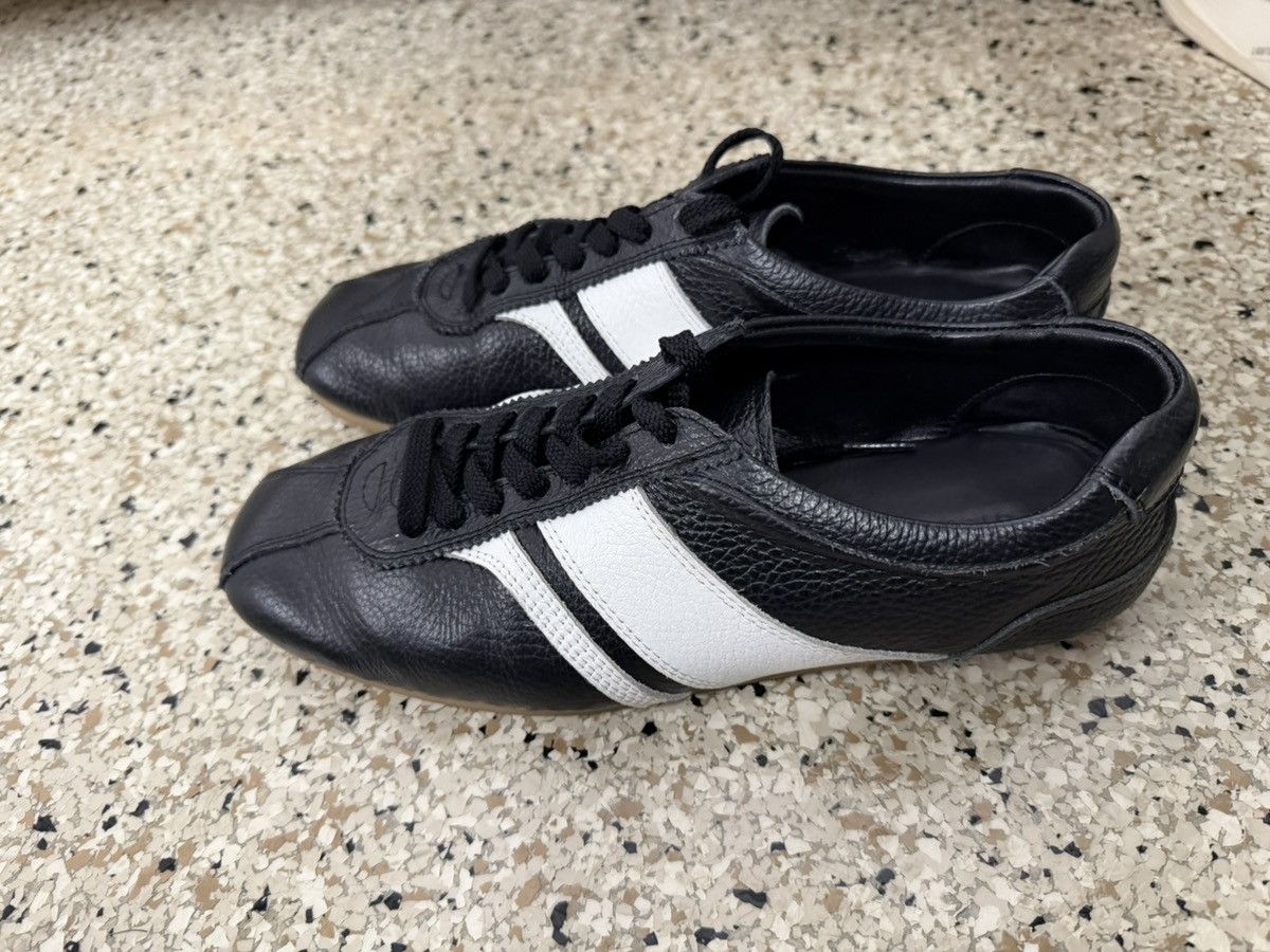 System System Black Leather Sneakers Size US 8 / EU 41 - 6 Thumbnail