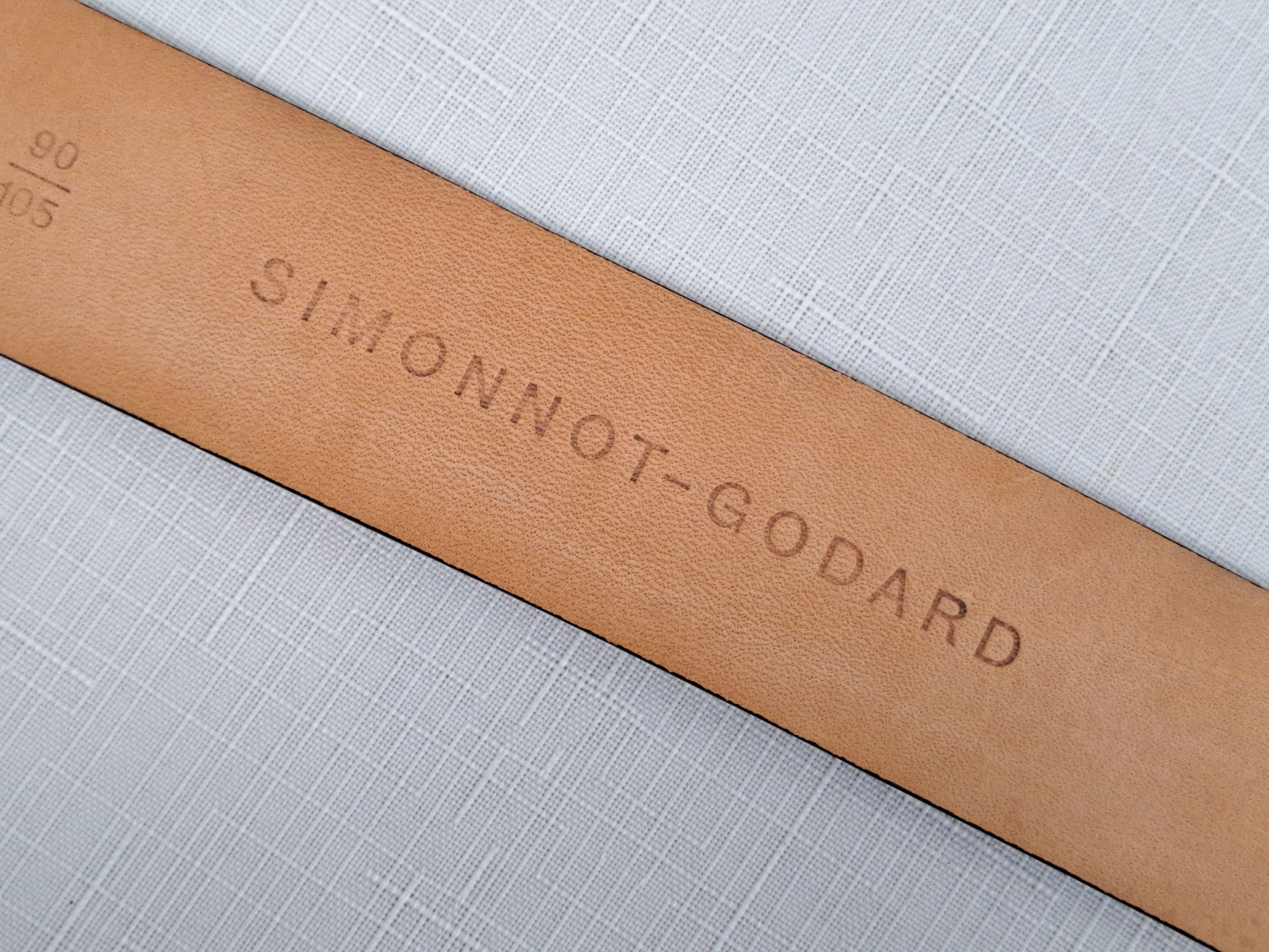 Other Simonnot Godard men's leather belt. Made in Italy Size ONE SIZE - 6 Thumbnail
