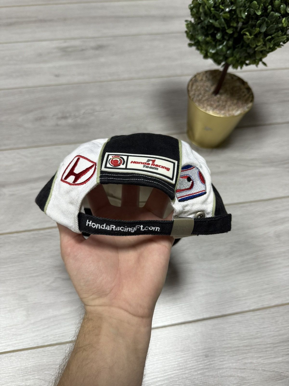 Formula 1 vintage cap HONDA F1 sign racing revolution jenson 12 Size ONE SIZE - 2 Thumbnail