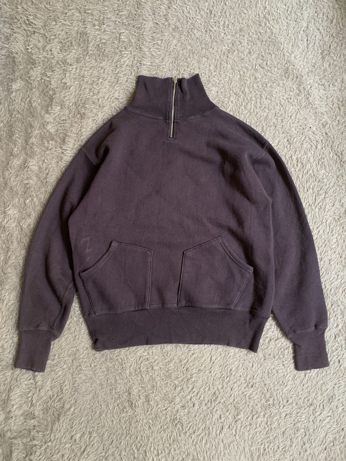 Japanese Brand Vintage Half Zip Warehouse U.N.C. 81 Sweatshirt Size US M / EU 48-50 / 2 - 1 Thumbnail