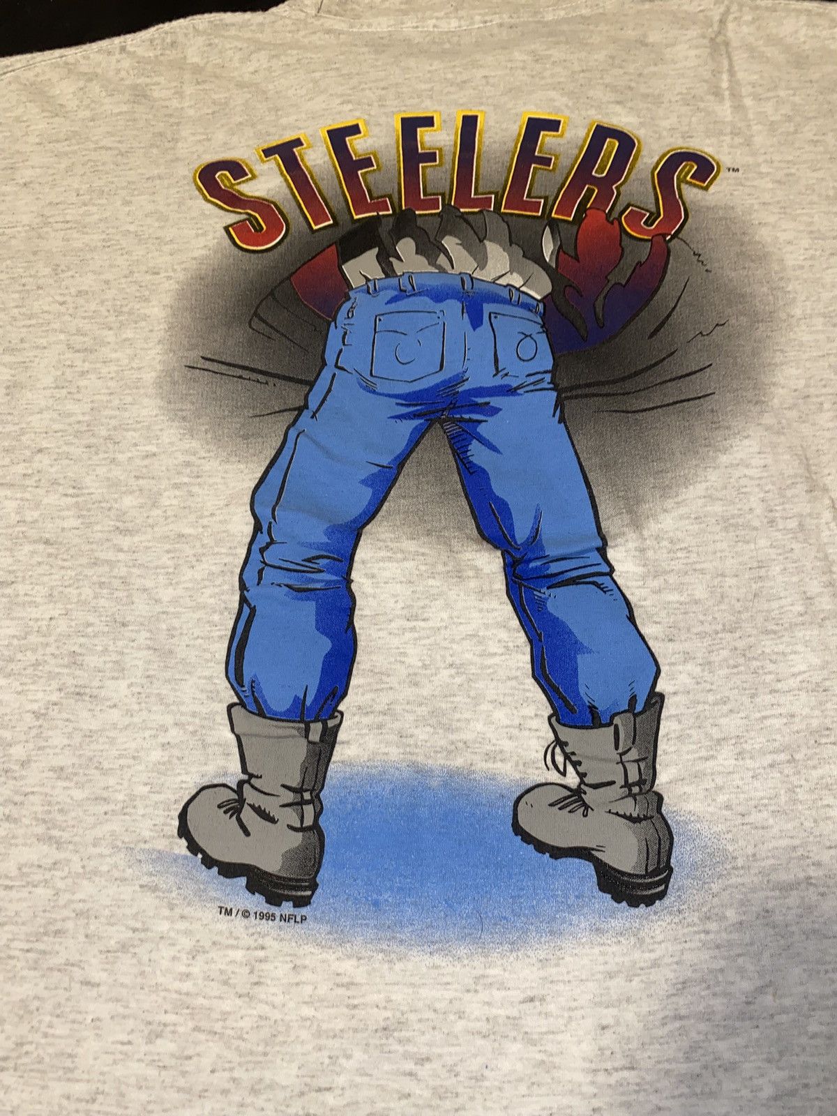Vintage 1995 Pittsburgh steelers breakthrough t shirt sz m Size US M / EU 48-50 / 2 - 5 Thumbnail
