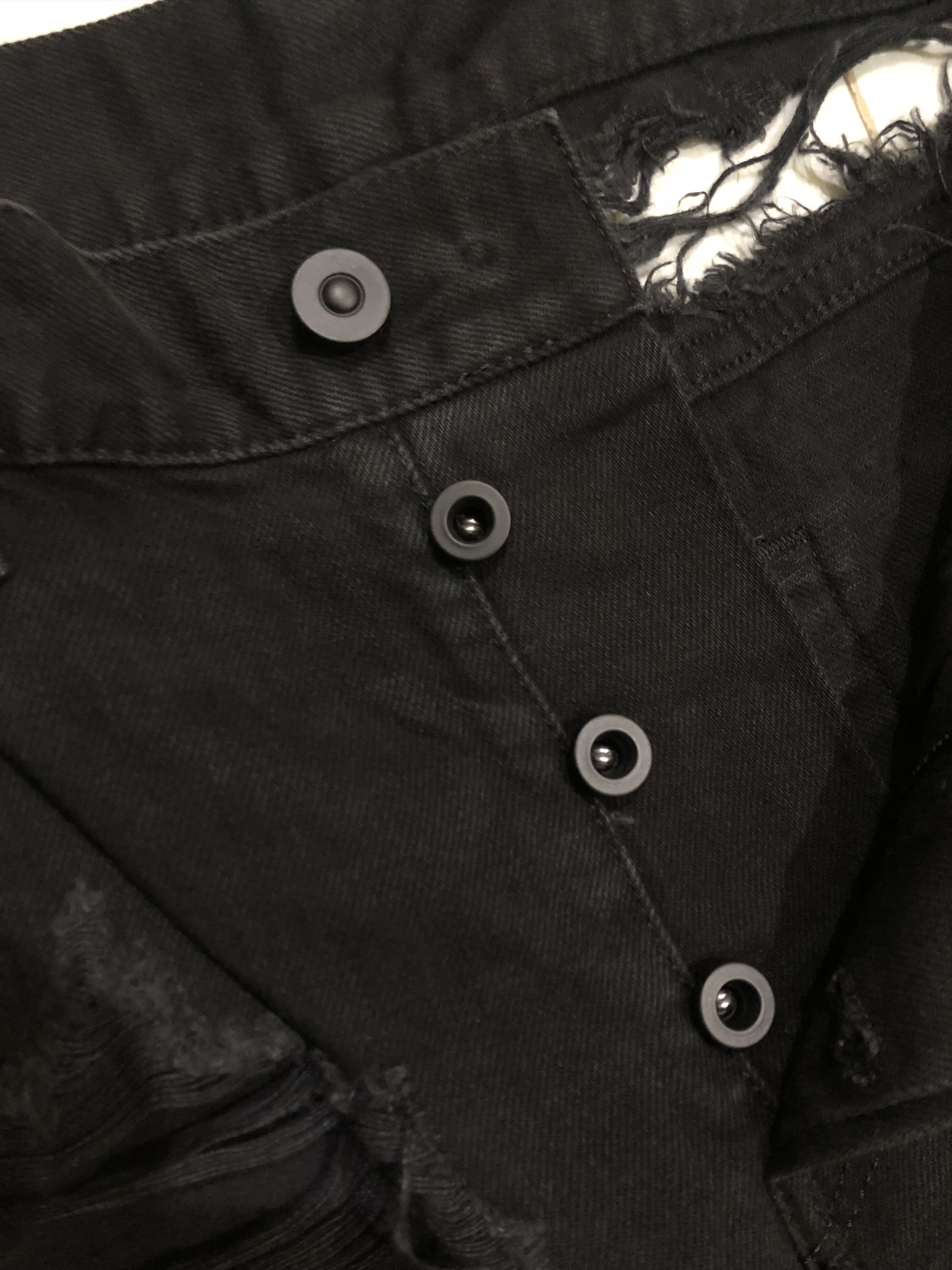 Diesel BNWT Diesel Aryel 084WH Distressed Black Jeans Size 30" / US 8 / IT 44 - 9 Thumbnail