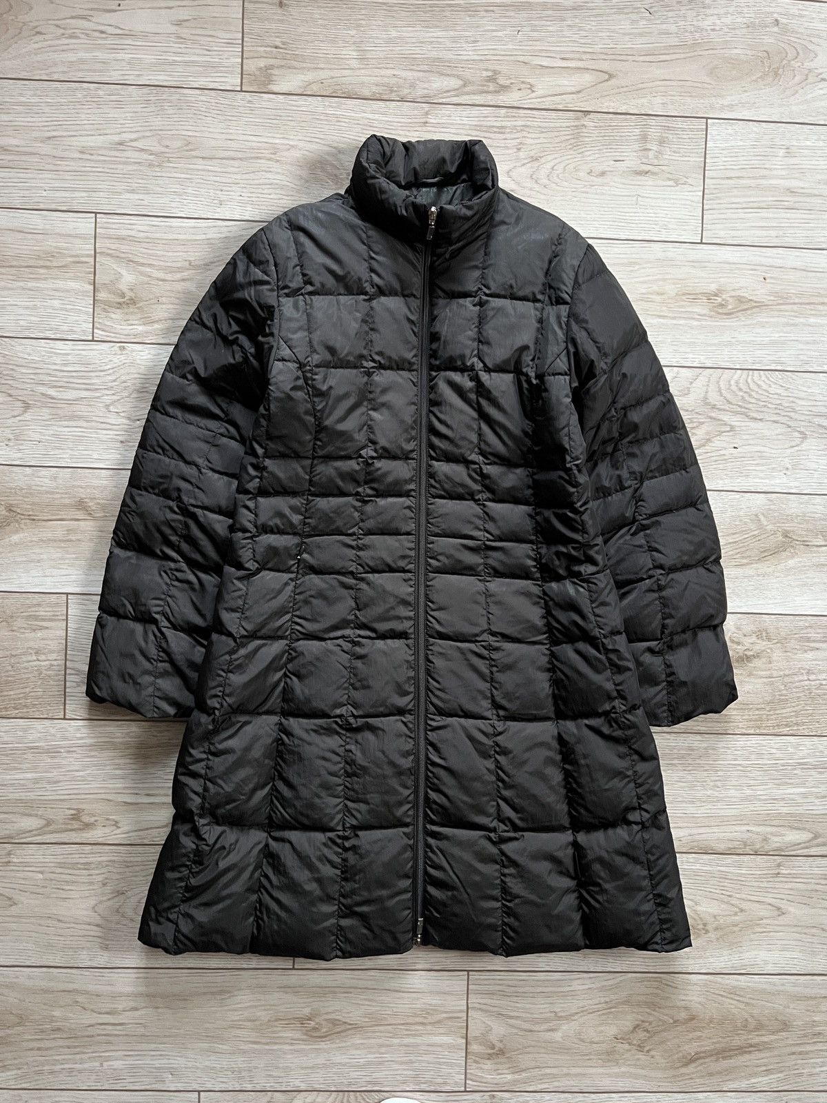 Designer × Moncler × Vintage Moncler vintage brown label brown long down jacket parka Size L / US 10 / IT 46 - 1 Thumbnail