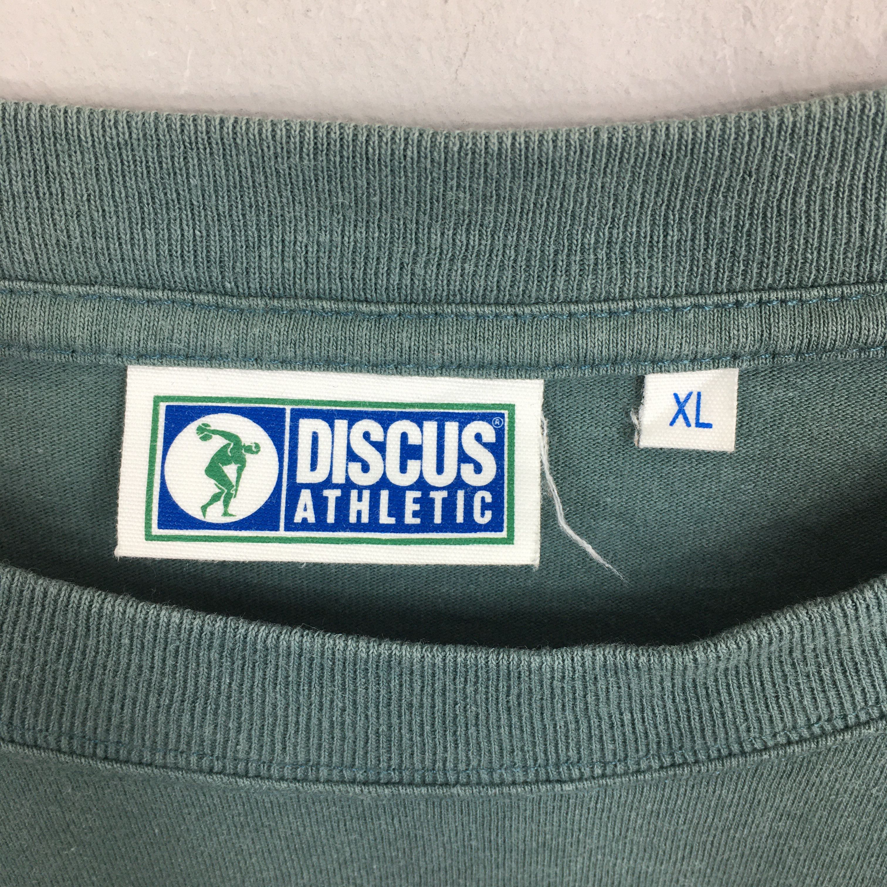 Vintage Vintage 90's Discuss Athletics Plain Cotton T shirt M Size US M / EU 48-50 / 2 - 5 Thumbnail