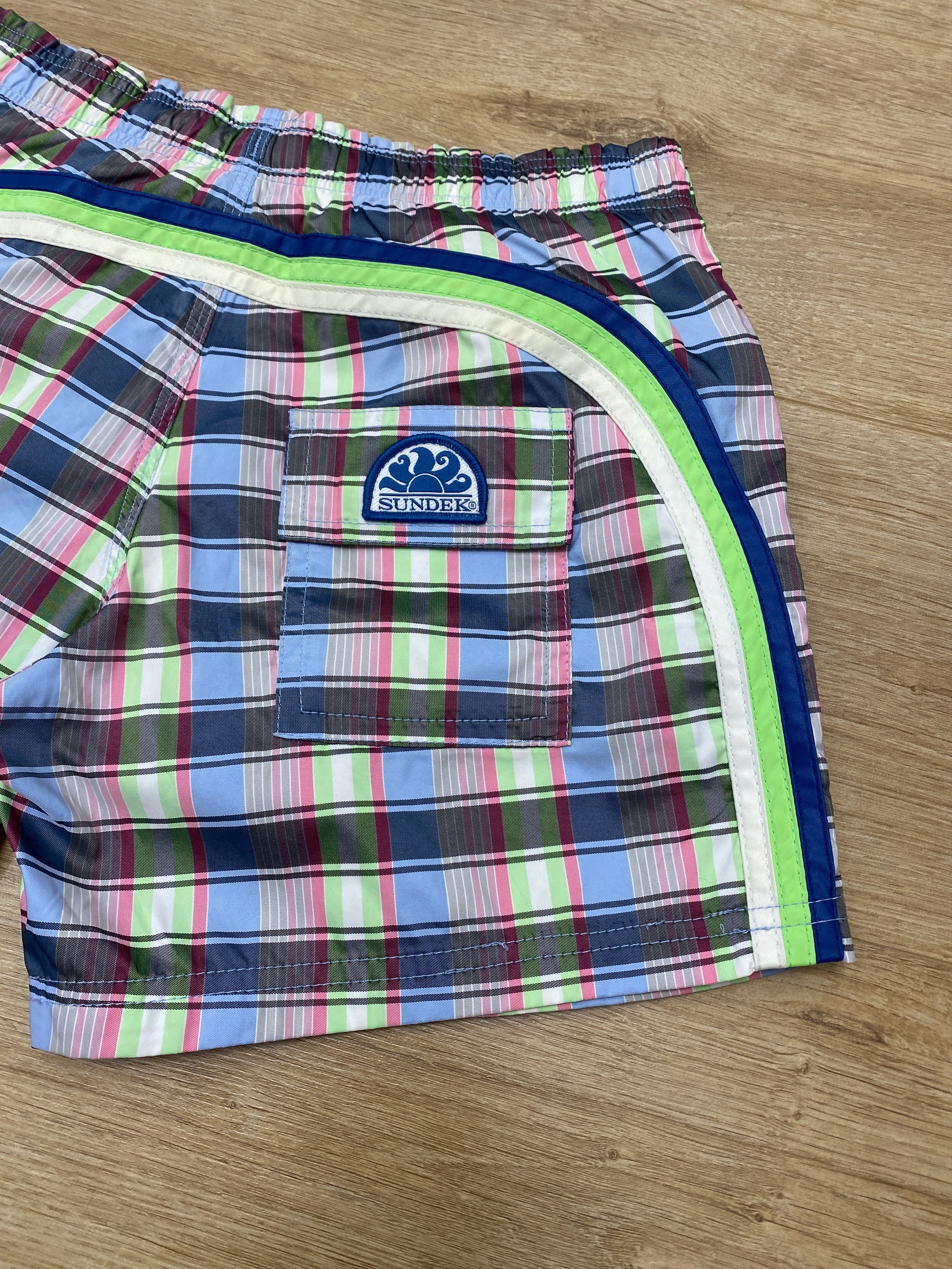 Sundek Nova Check Sundek S Shorts Trunks Bath Suit Surf Size S Xs Size US 28 / EU 44 - 2 Thumbnail