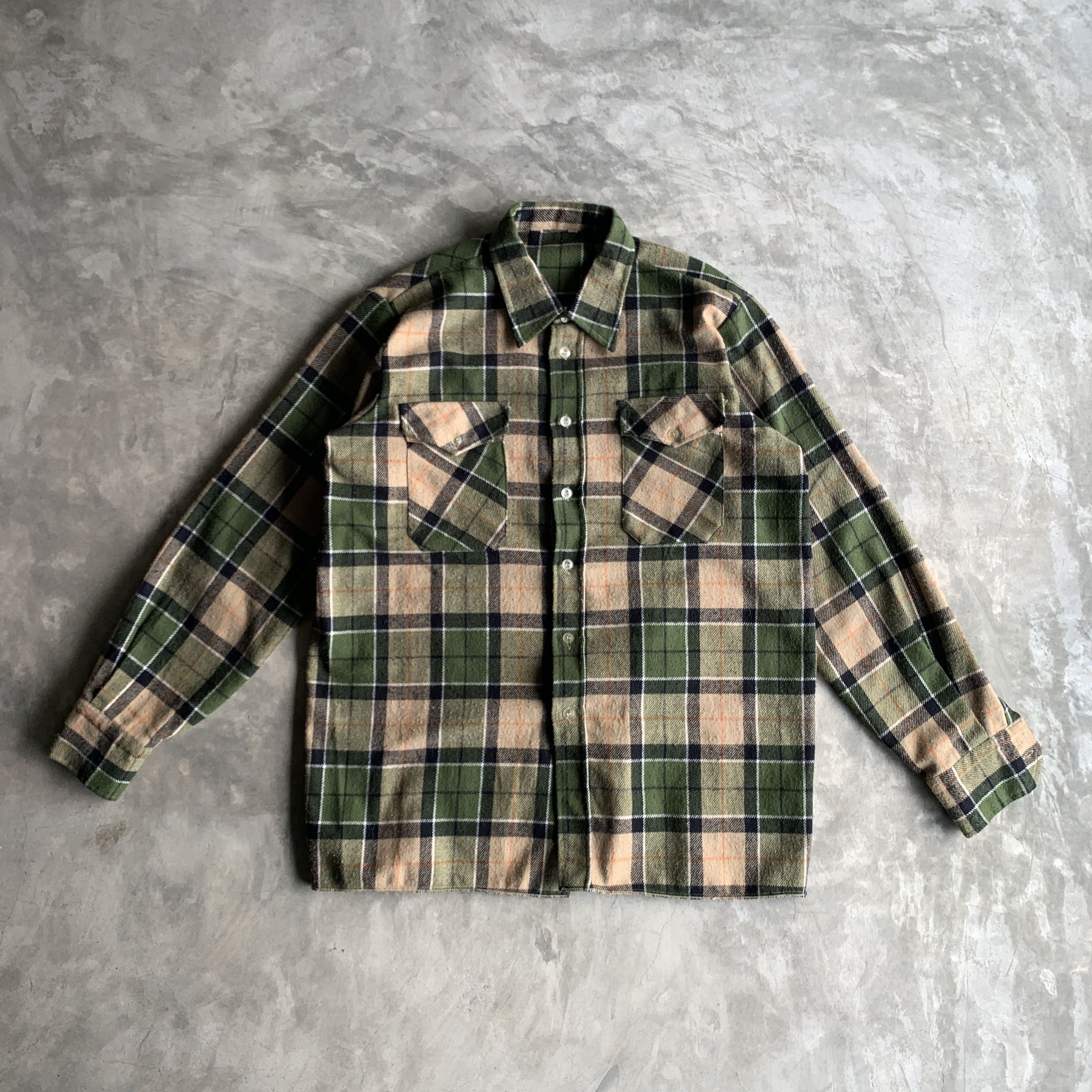 Edition Japan × Vintage Vintage Wool Plaid Shirt Size US M / EU 48-50 / 2 - 1 Thumbnail