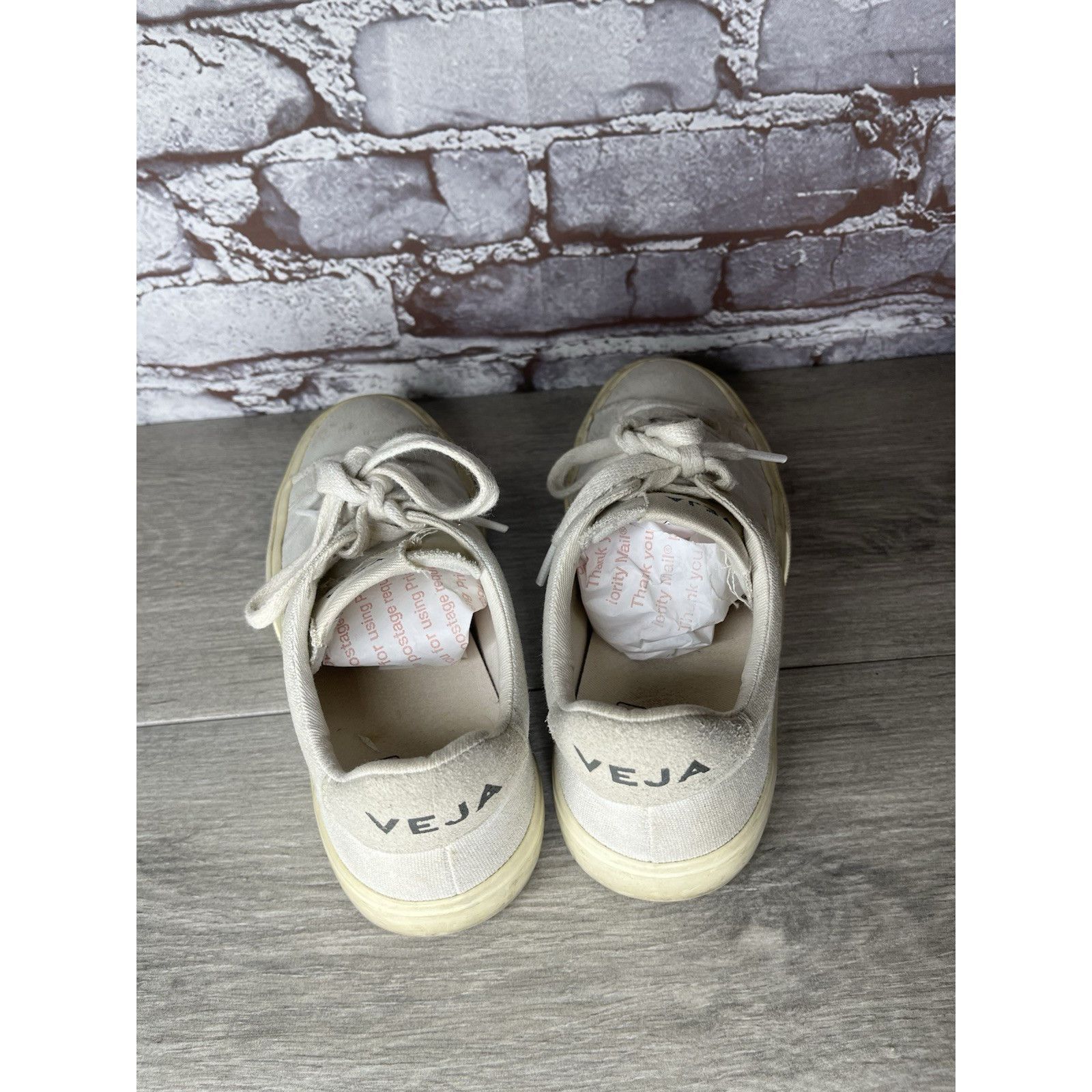Veja Veja Campo Canvas White Low Top Fashion Sneakers Comfort Cas Size US 6 / IT 36 - 18 Thumbnail