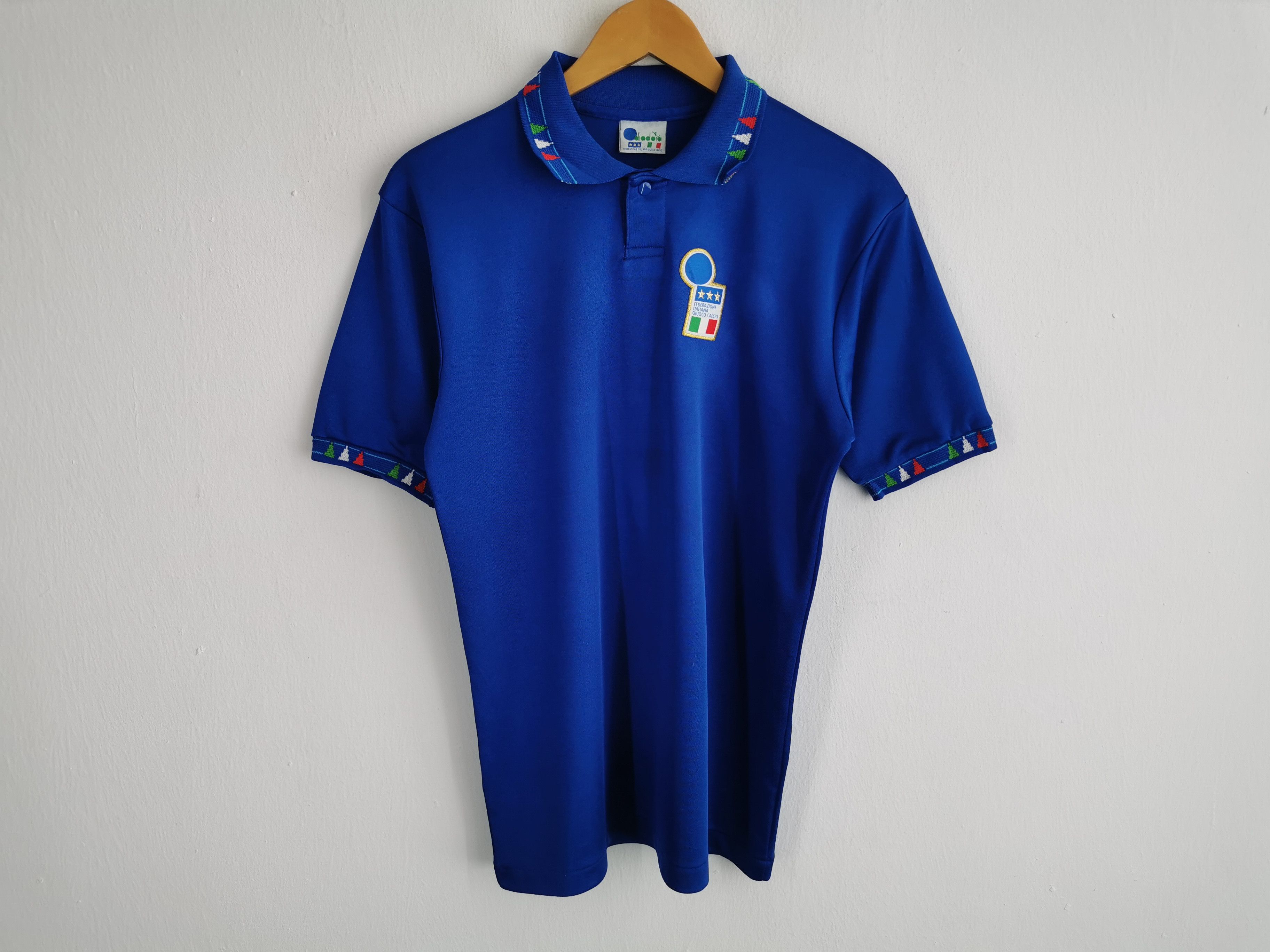 Diadora × Vintage Vintage 90s Diadora Italy Home Retro Kit Jersey Size M Size US M / EU 48-50 / 2 - 1 Thumbnail