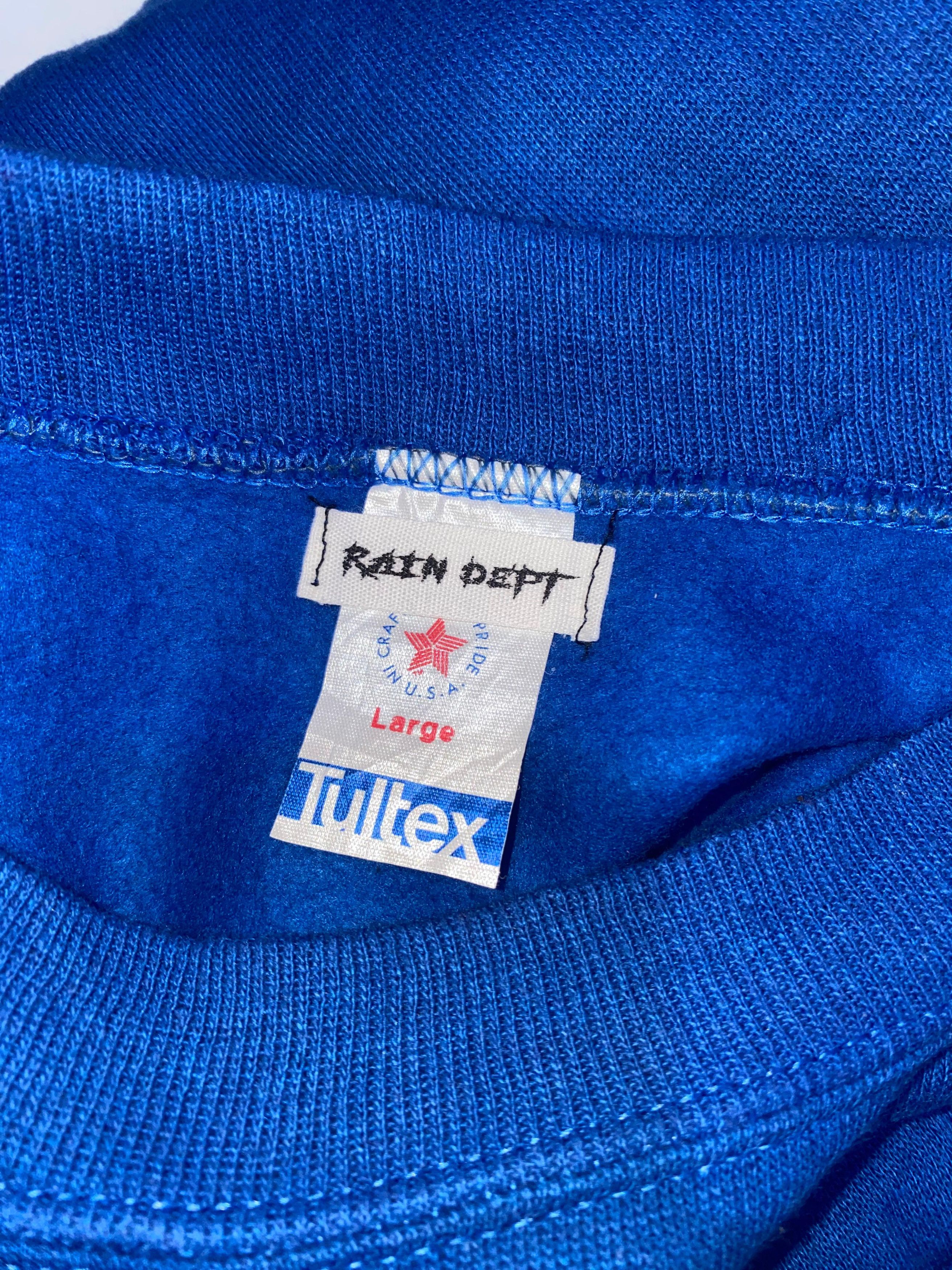 Vintage Vintage 80s tultex by raindept sweatshirt Size US L / EU 52-54 / 3 - 4 Thumbnail