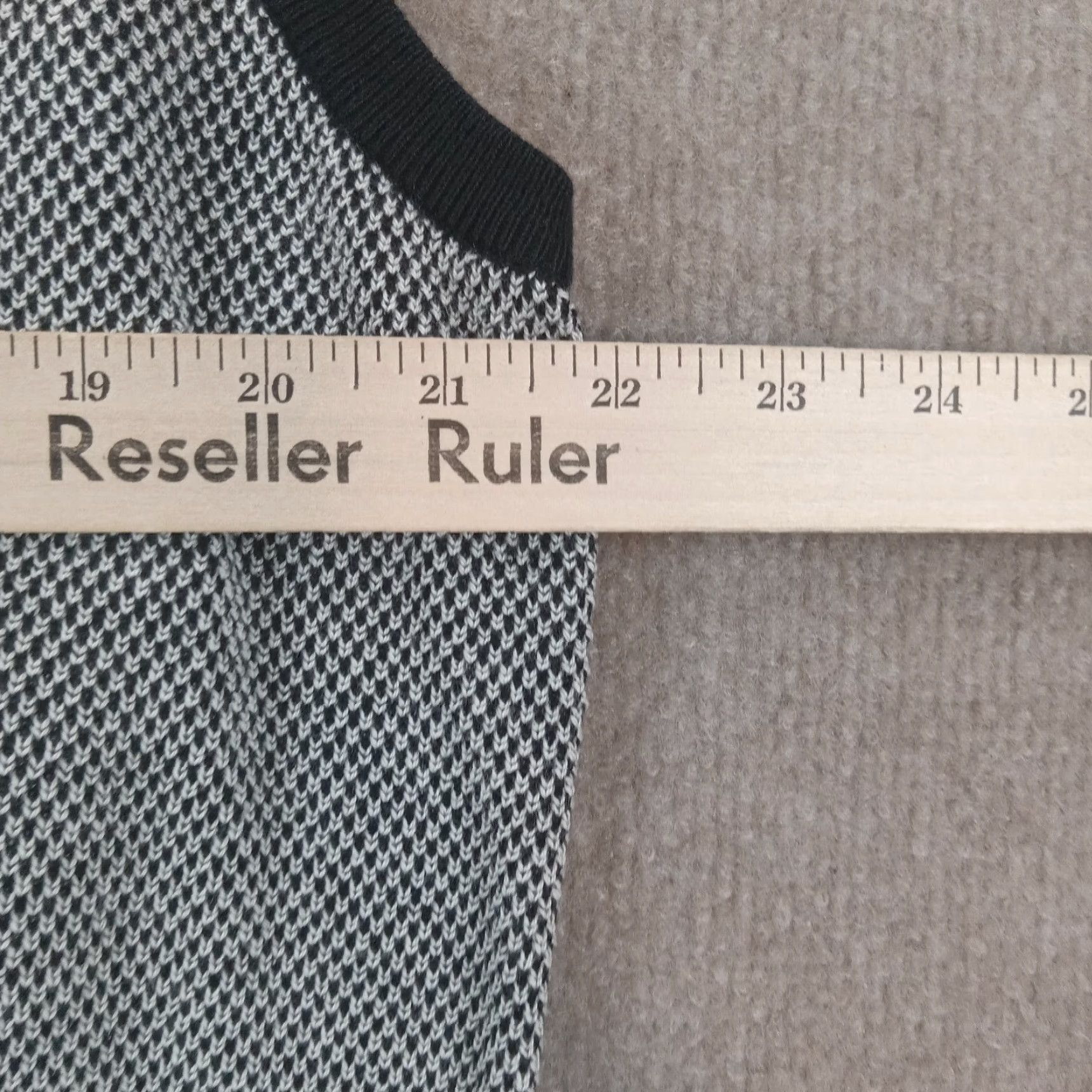 Ralph Lauren Ralph Lauren Mens Sweater Vest Extra Large XL Black White Size US XL / EU 56 / 4 - 4 Thumbnail
