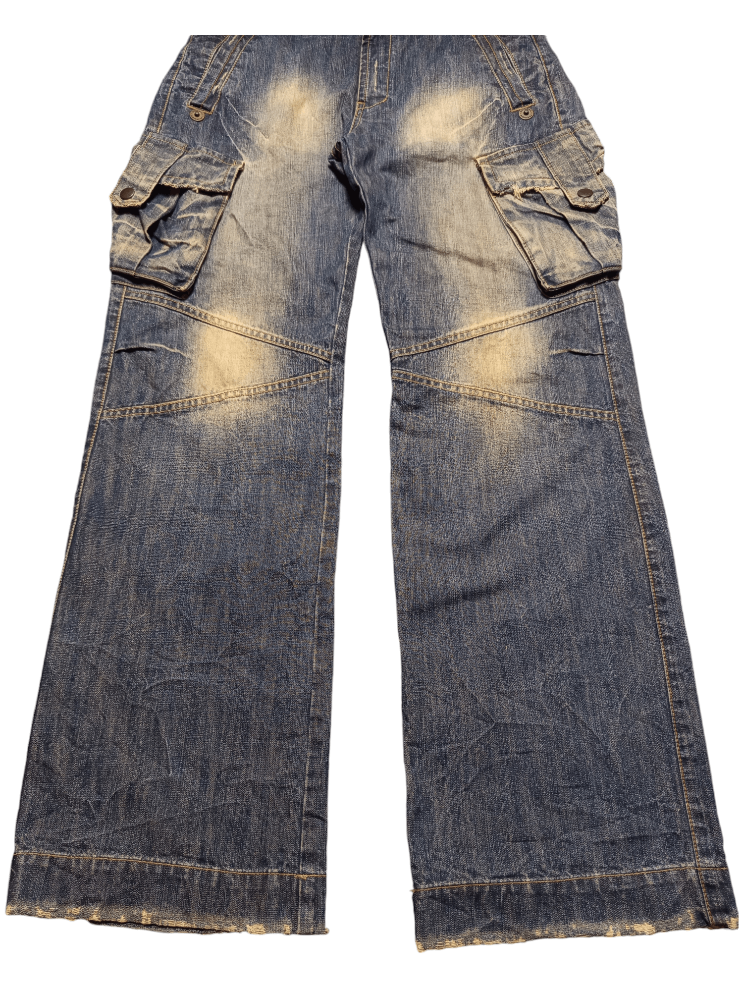 Vintage Rusty Distressed Jean Baggy Grunge Cargo Size US 31 - 8 Thumbnail