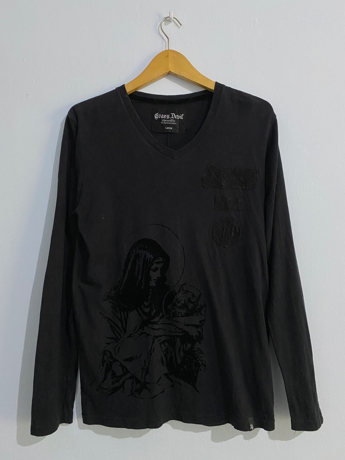 Japanese Brand Japanese Crazy Devil Long Sleeve Ifsixwasnine lgb Style Size US L / EU 52-54 / 3 - 1 Thumbnail
