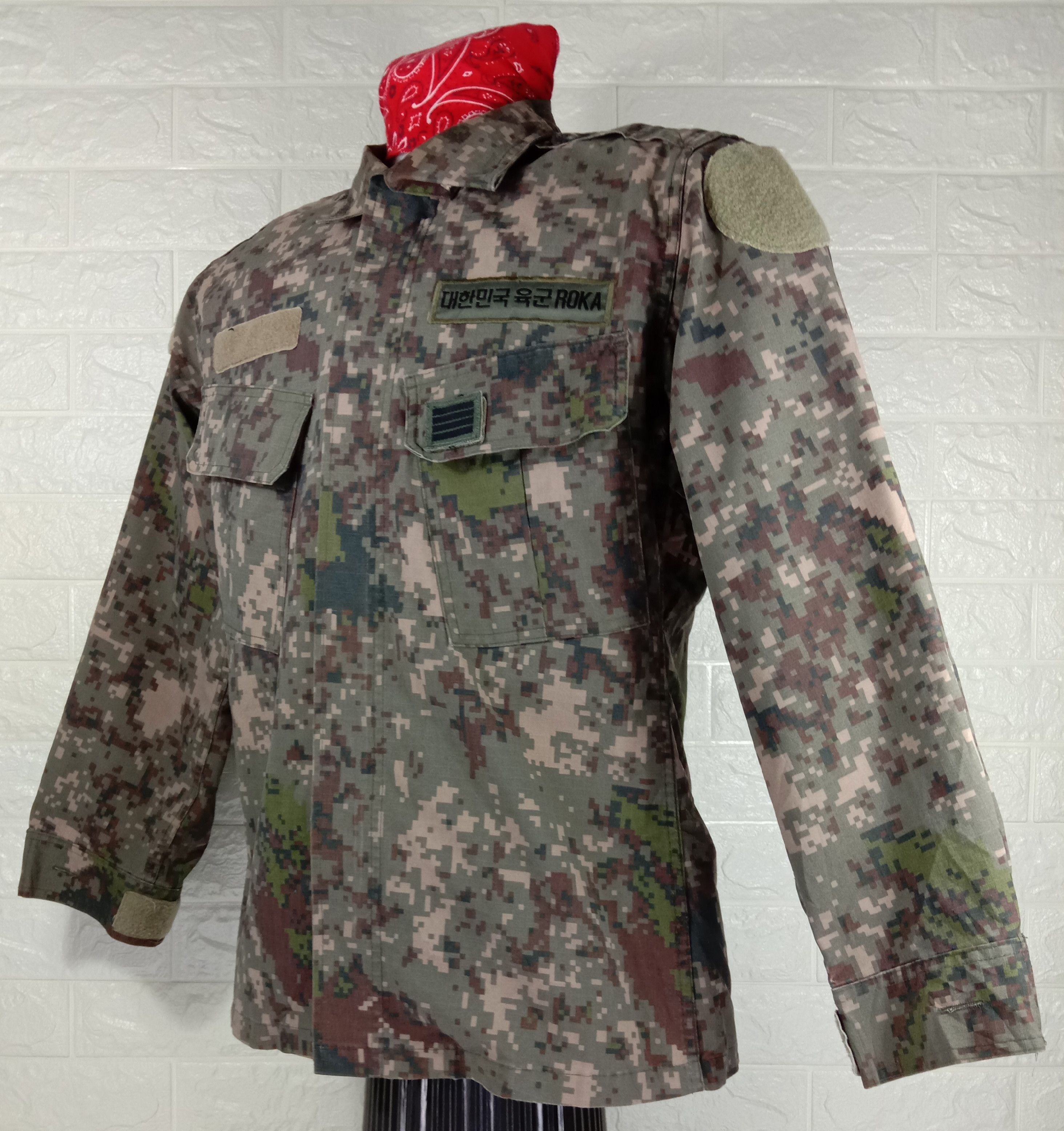 Vintage Vintage ROKA Military Camo Digital Tactical Jacket Size US M / EU 48-50 / 2 - 3 Thumbnail