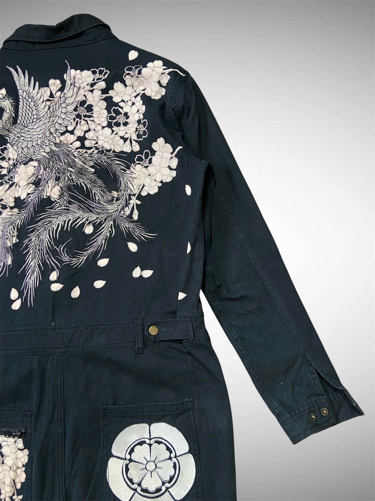 Karakuri Tamashii Fugutaiten Sukajan Embroidered Coverall Jacket Size US L / EU 52-54 / 3 - 12 Thumbnail