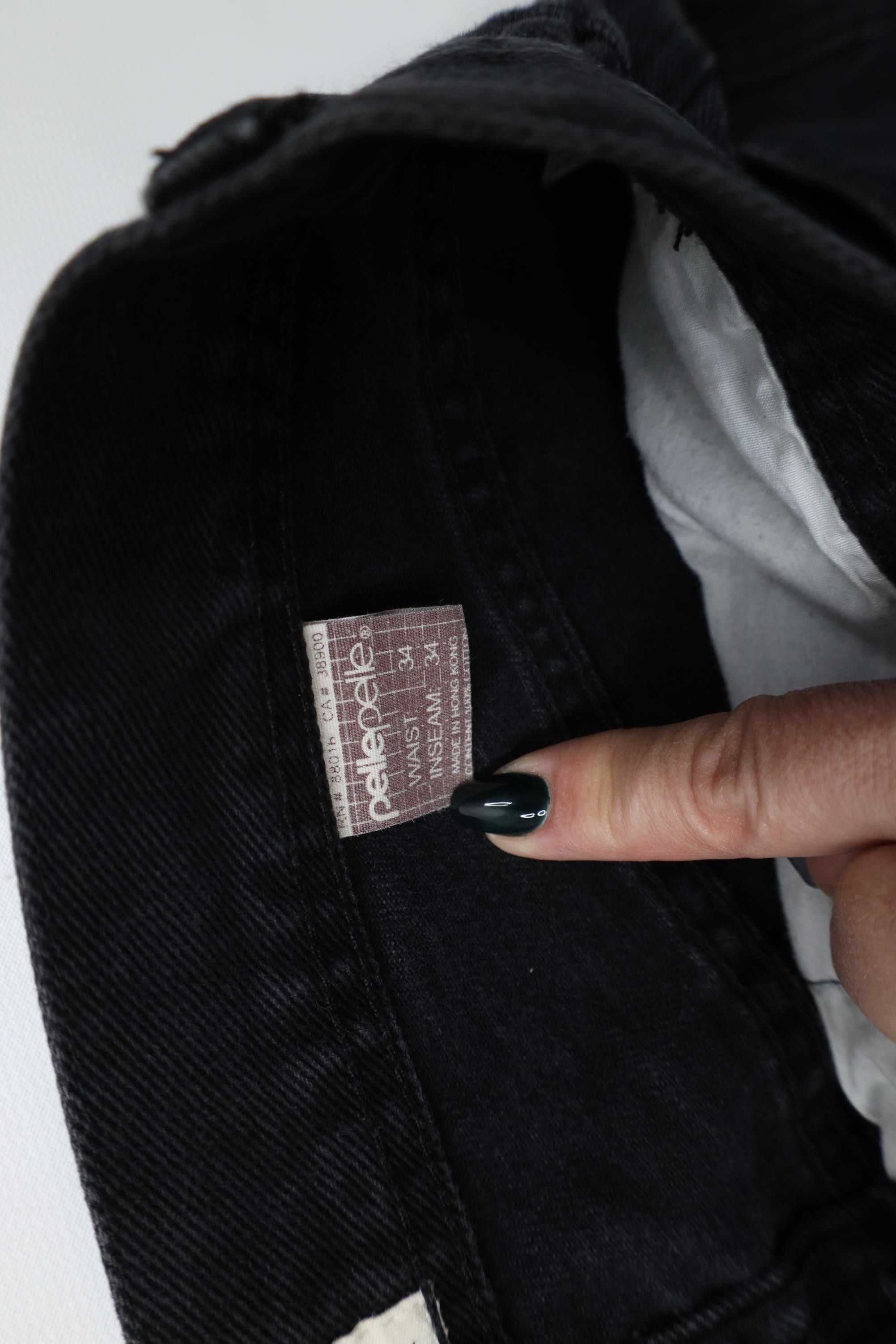 Pelle Pelle Vintage 90s Y2K Pelle Pelle Baggy Wide Leg Skateboard Jeans Size US 34 / EU 50 - 10 Thumbnail