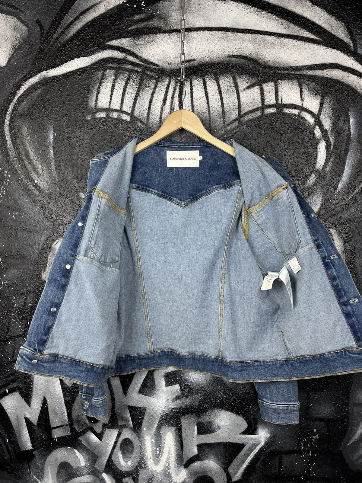 Calvin Klein Calvin Klein Jeans Foundation Trucker Denim Jacket Men’s S Size US S / EU 44-46 / 1 - 11 Thumbnail