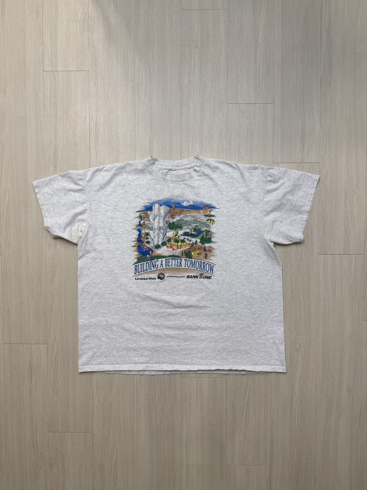 Other Building a Better Tomorrow Single Stitch Vintage Shirt Size US XL / EU 56 / 4 - 1 Thumbnail