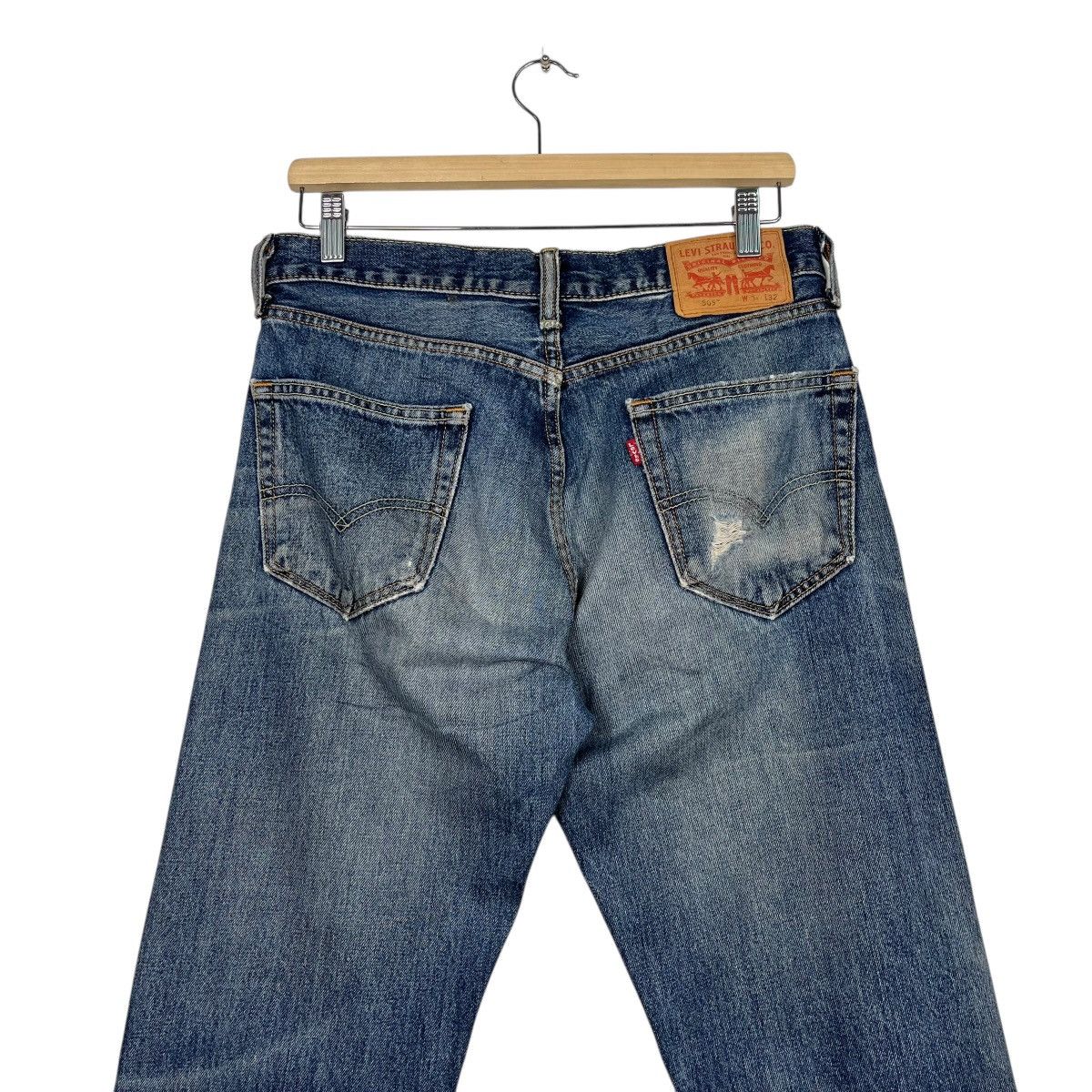 Levi's Vintage Y2k Levis Lot 505 Distressed Denim Size US 30 / EU 46 - 9 Thumbnail