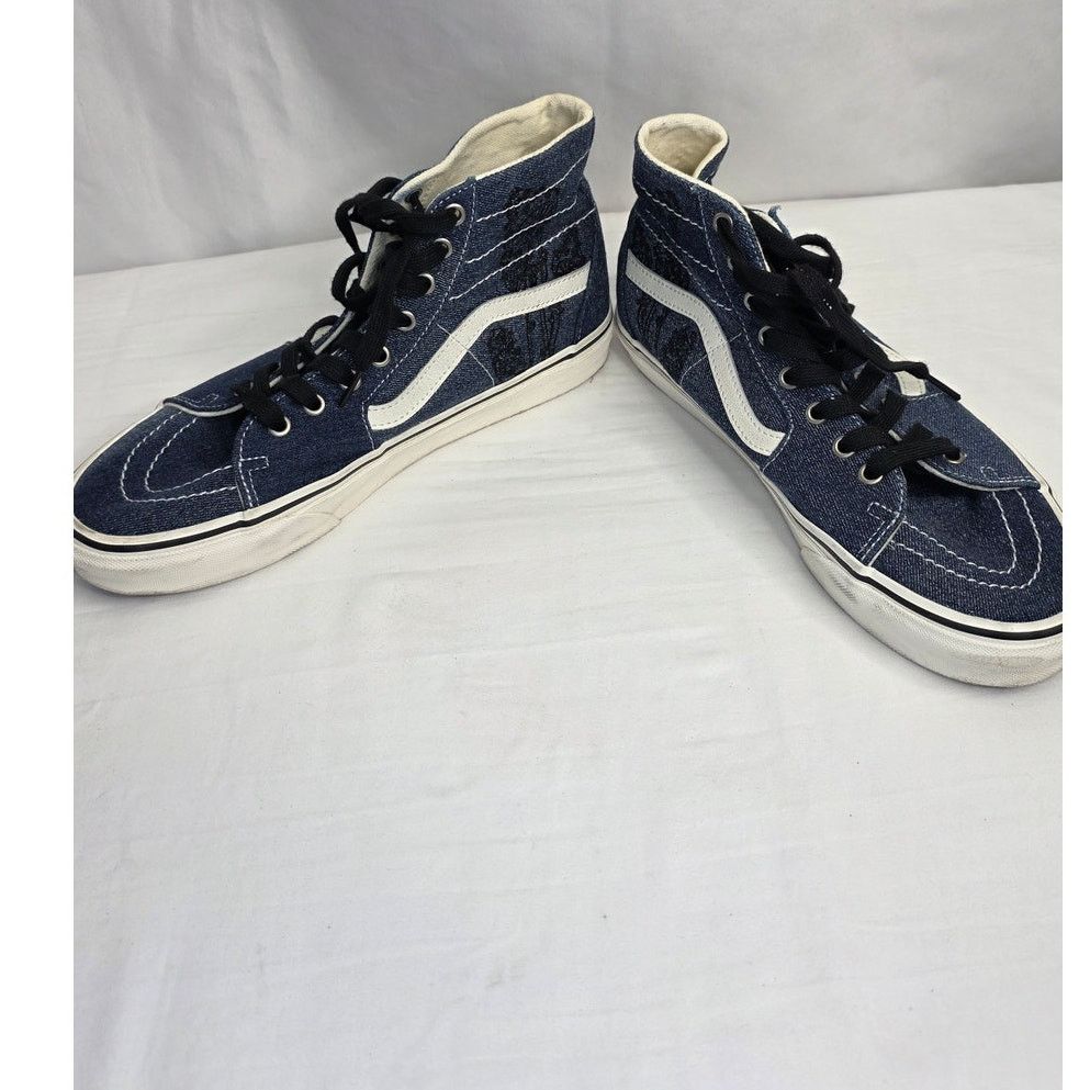 Vans Vans Sk8-Hi Denim Sneakers Men’s 9.5 High Top Shoes Size US 9.5 / EU 42-43 - 11 Thumbnail