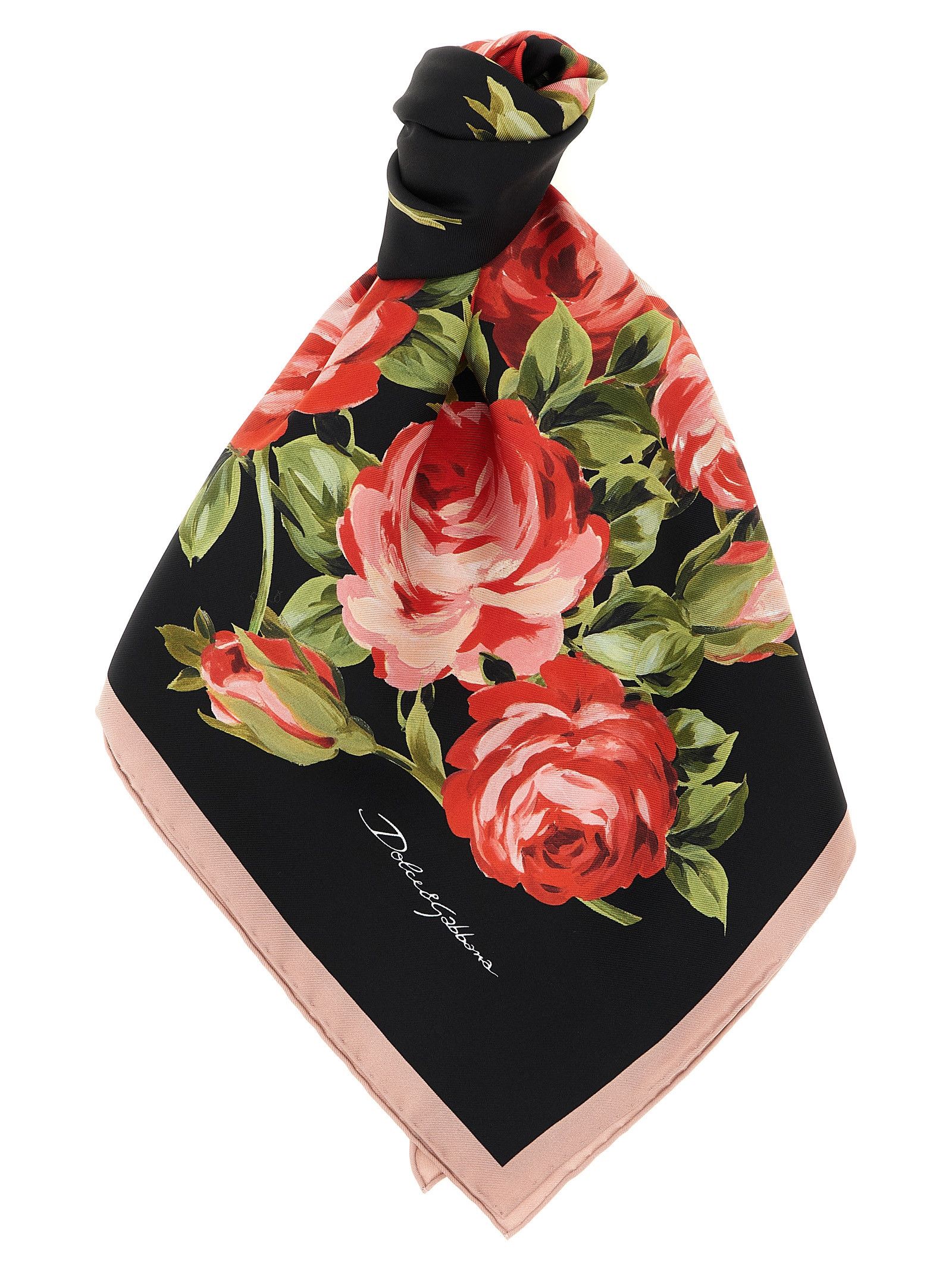Dolce & Gabbana 'Bouquet Rose' Scarf Size ONE SIZE - 1 Thumbnail