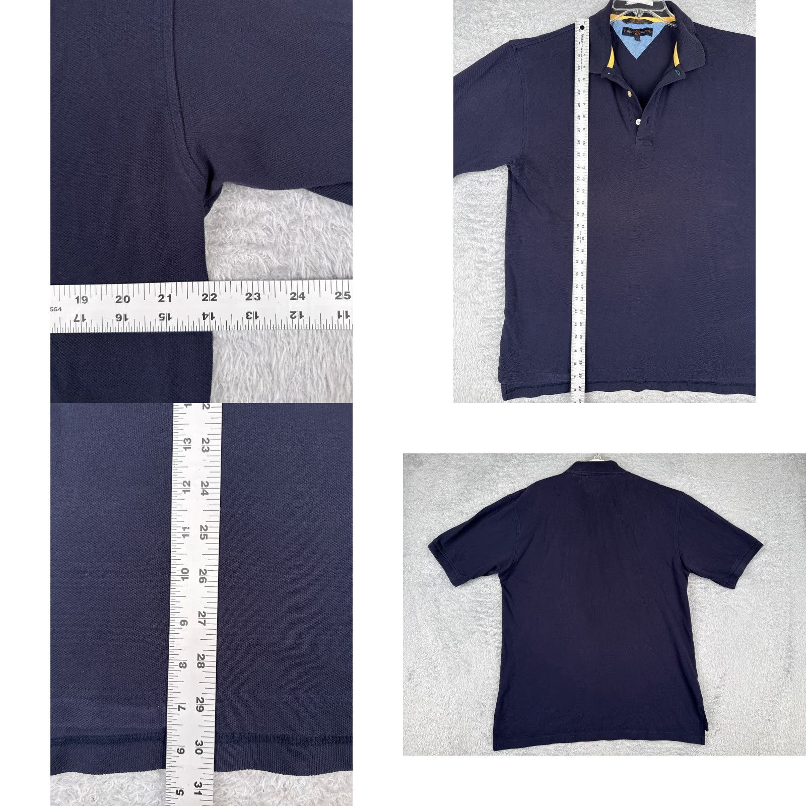 Tommy Hilfiger Tommy Hilfiger Polo Shirt Men XL Blue 100% Cotton Knit Golf Size US XL / EU 56 / 4 - 8 Thumbnail