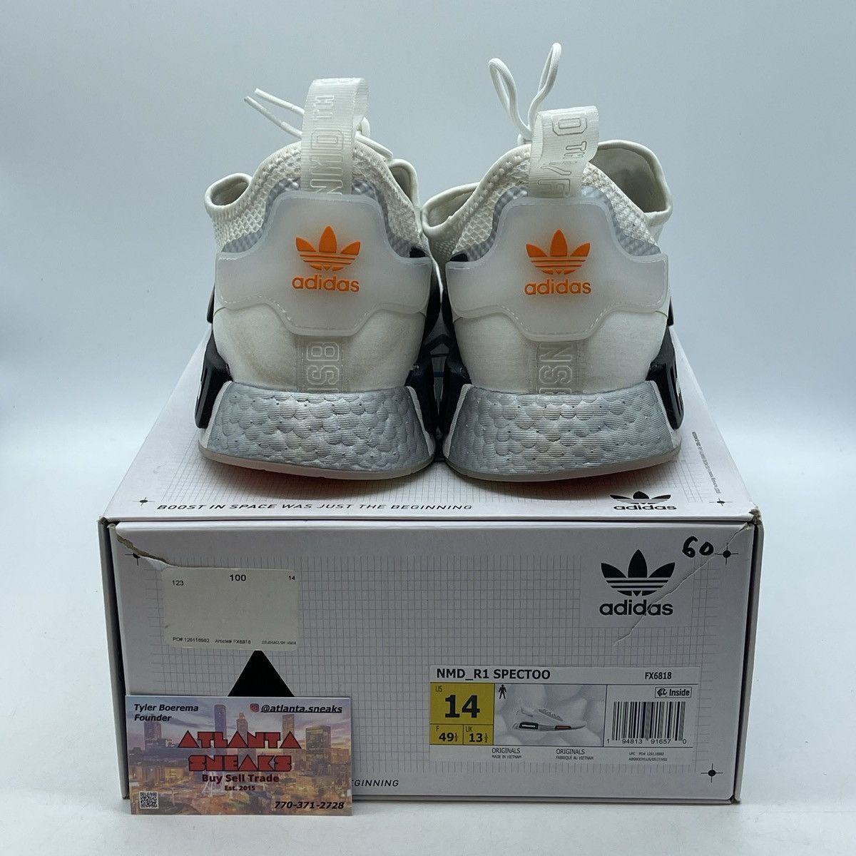 Adidas NASA x NMD_R1 footwear white Size US 14 / EU 47 - 3 Thumbnail