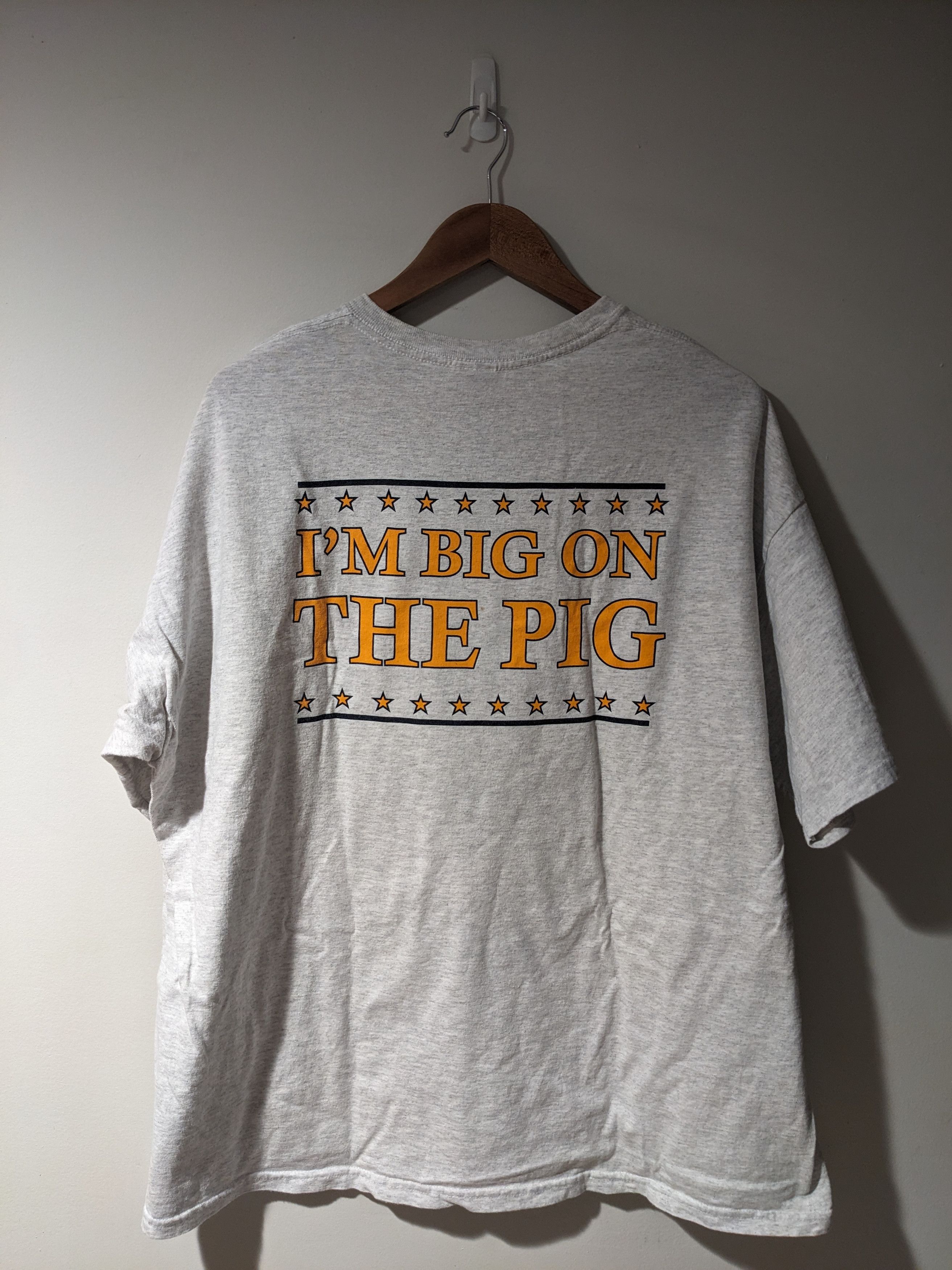 Cartoon Network Vintage Y2K Porky the Pig Looney Tunes I'm Big T-Shirt Size US XXL / EU 58 / 5 - 5 Thumbnail