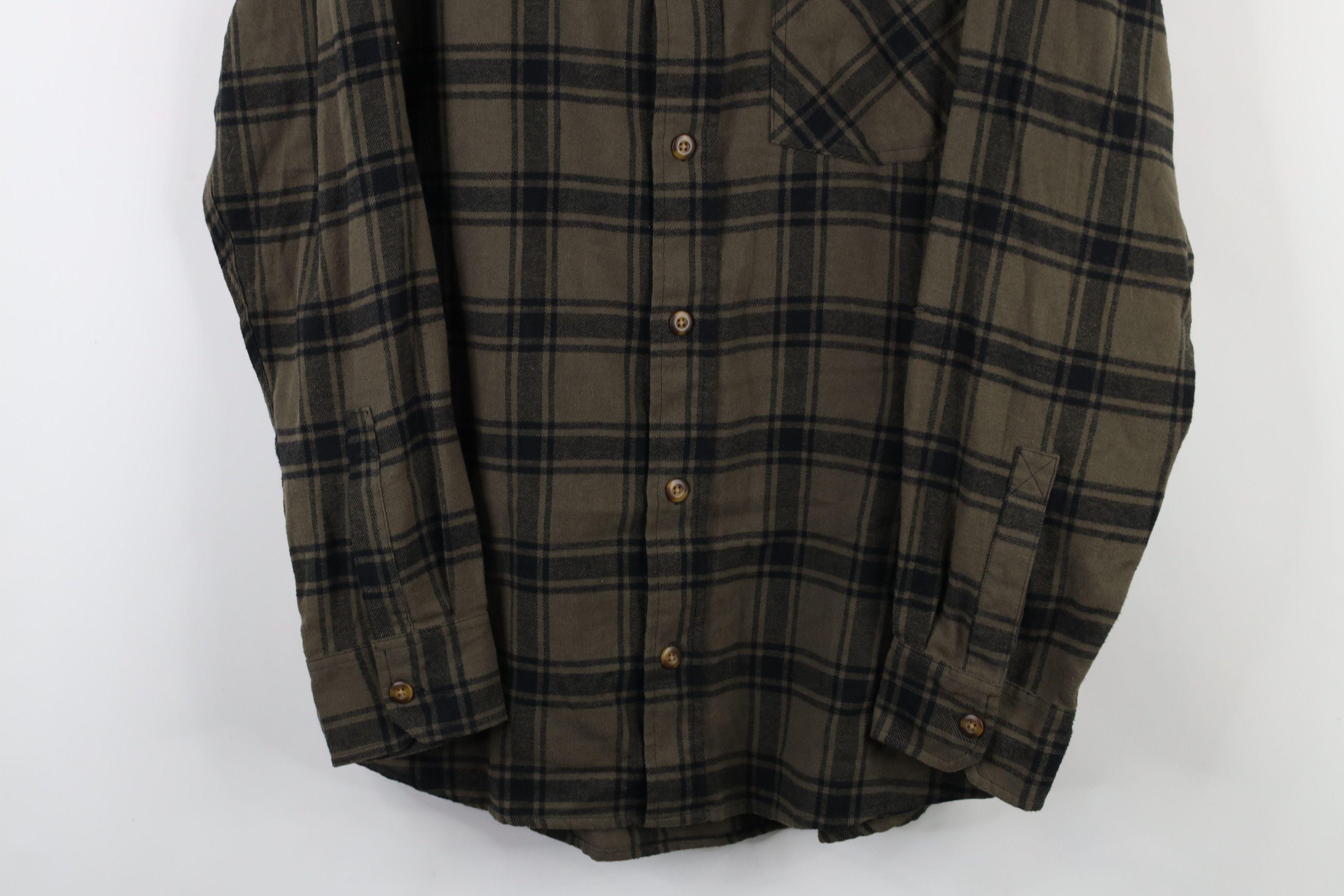 Vintage Vintage 90s Streetwear Flannel Collared Button Shirt Plaid Size US M / EU 48-50 / 2 - 3 Thumbnail
