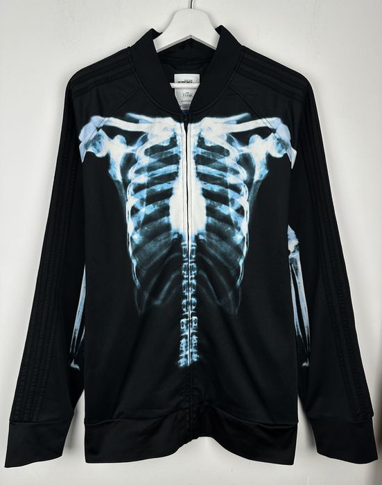 Adidas Jeremy Scott X Adidas Skeleton X Ray Bones Track Jacket