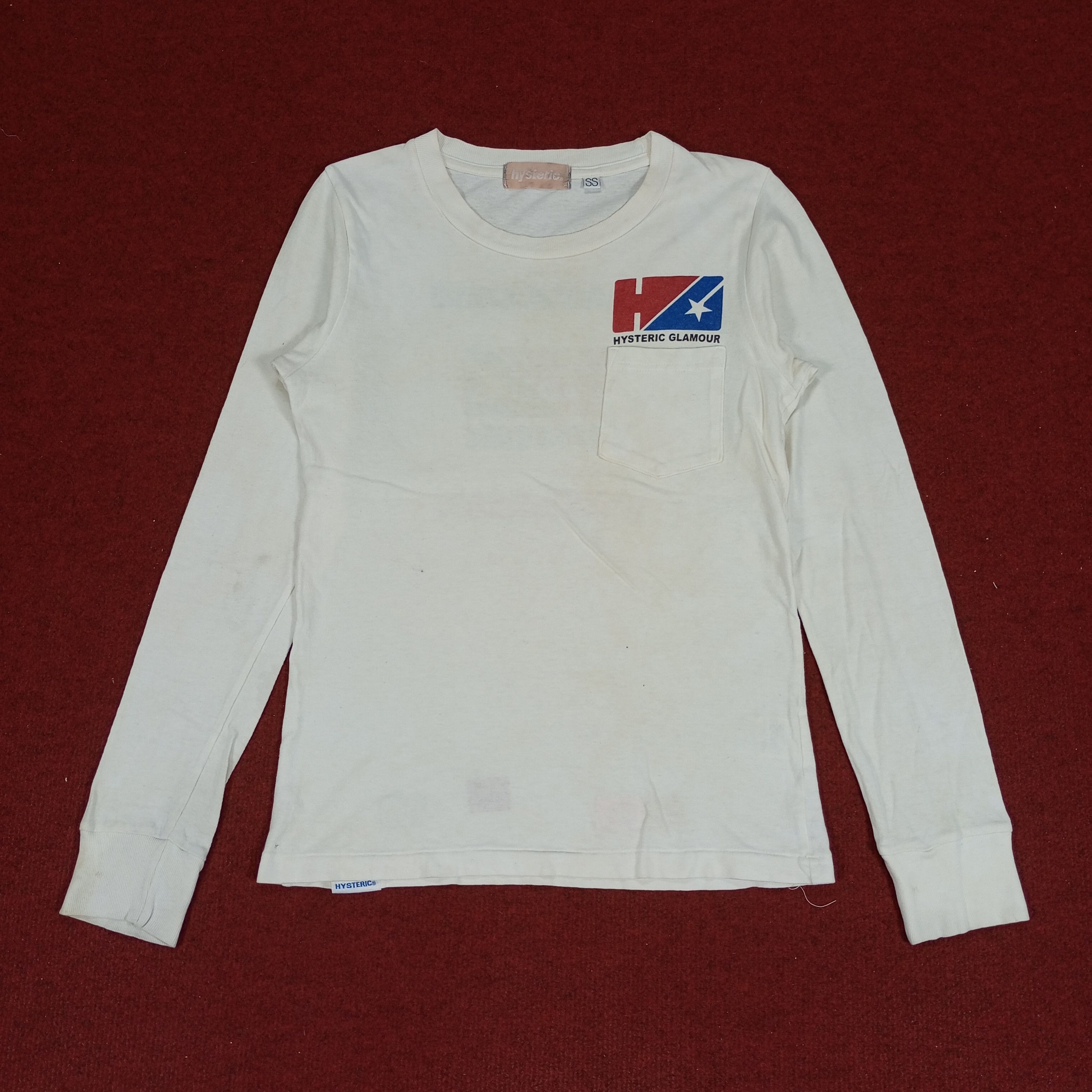 Hysteric Glamour × Japanese Brand × Vintage Hysteric Glamour Japanese Brand Long Sleeve Tshirt Size XS / US 0-2 / IT 36-38 - 3 Thumbnail