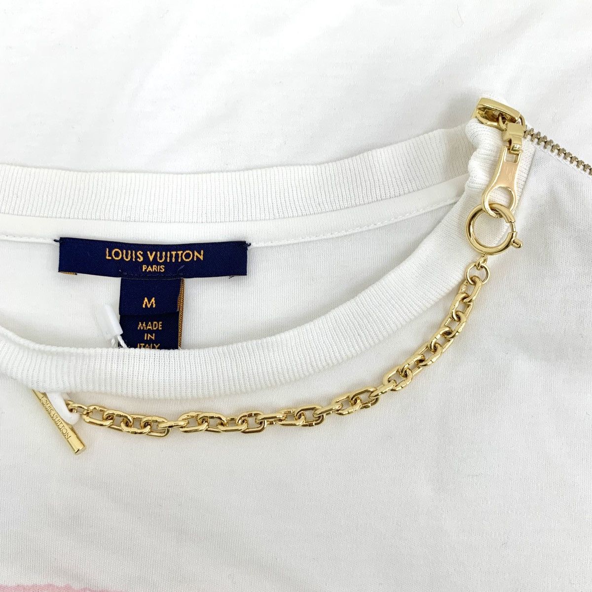 Louis Vuitton Louis Vuitton Chain Pattern Print Short Sleeve T-Shirt K26WX Size M / US 6-8 / IT 42-44 - 5 Thumbnail