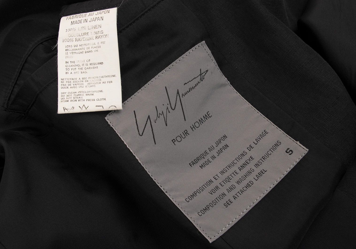 Yohji Yamamoto Yohji Yamamoto Botanical Patch Linen Long Jacket Size US S / EU 44-46 / 1 - 18 Thumbnail