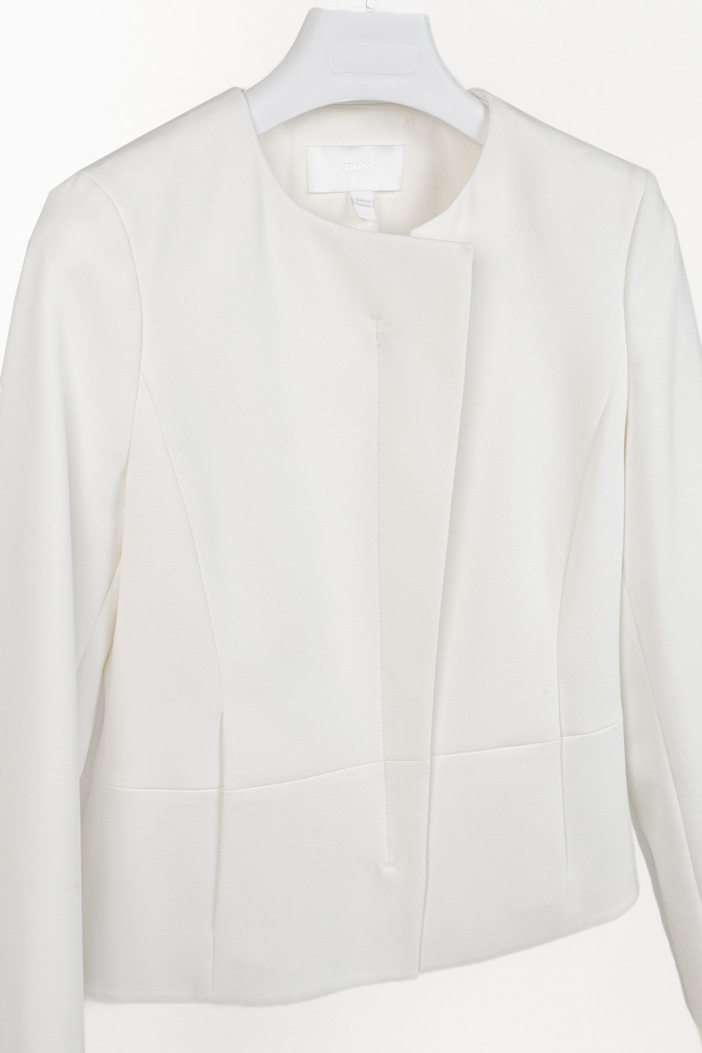 Hugo Boss Hugo Boss White Line Accent Suit Blazer Size S / US 4 / IT 40 - 3 Thumbnail