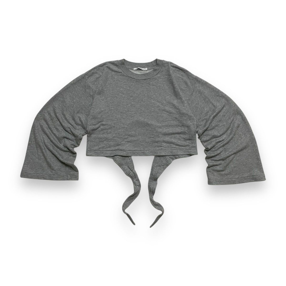 Alexander Wang T Alexander Wang tie back Gray Wide Long Sleeve Crew Neck Size M / US 6-8 / IT 42-44 - 1 Thumbnail