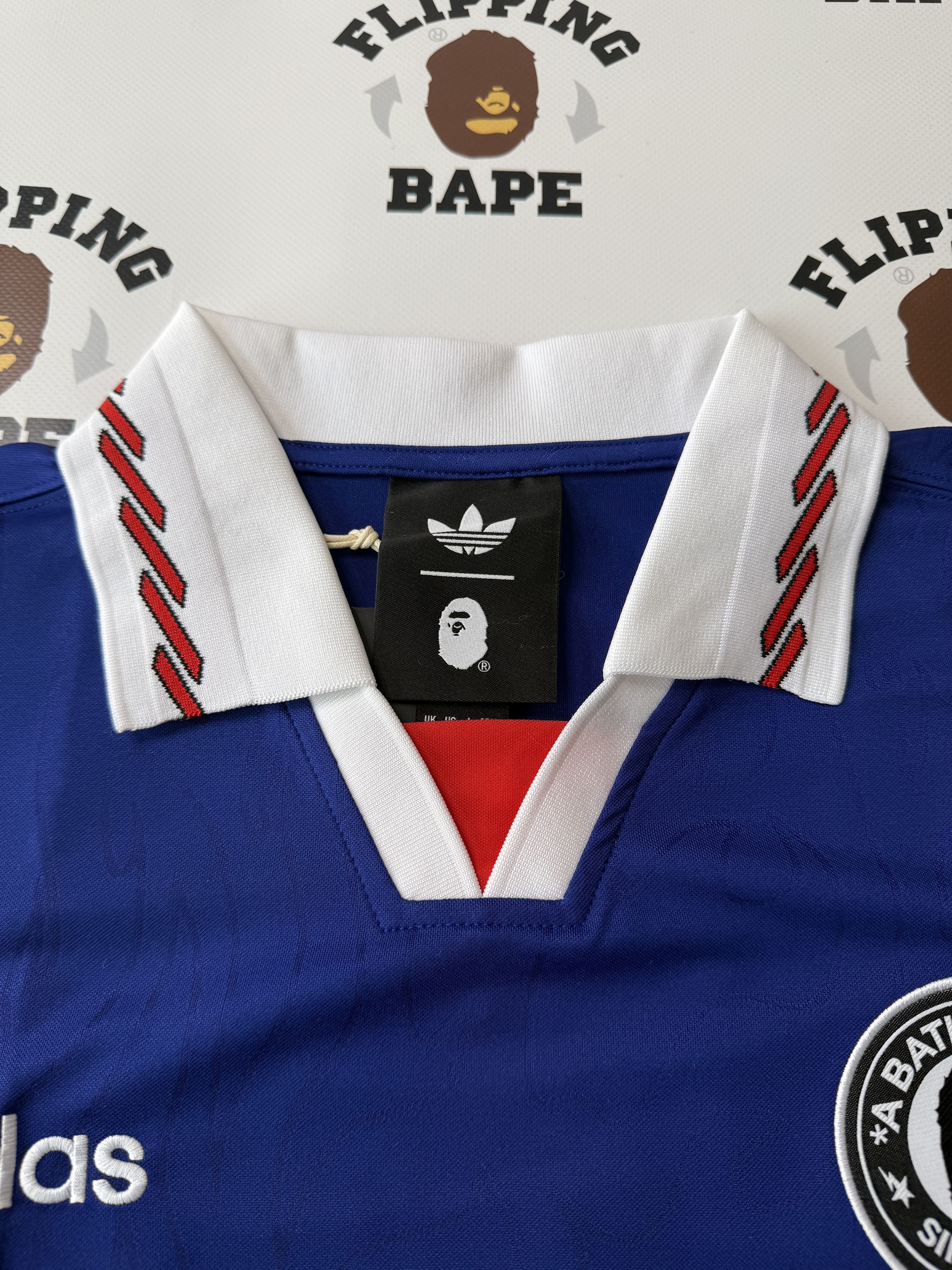 Adidas × Bape BAPE X ADIDAS SSL FLAME JERSEY Size US M / EU 48-50 / 2 - 9 Thumbnail
