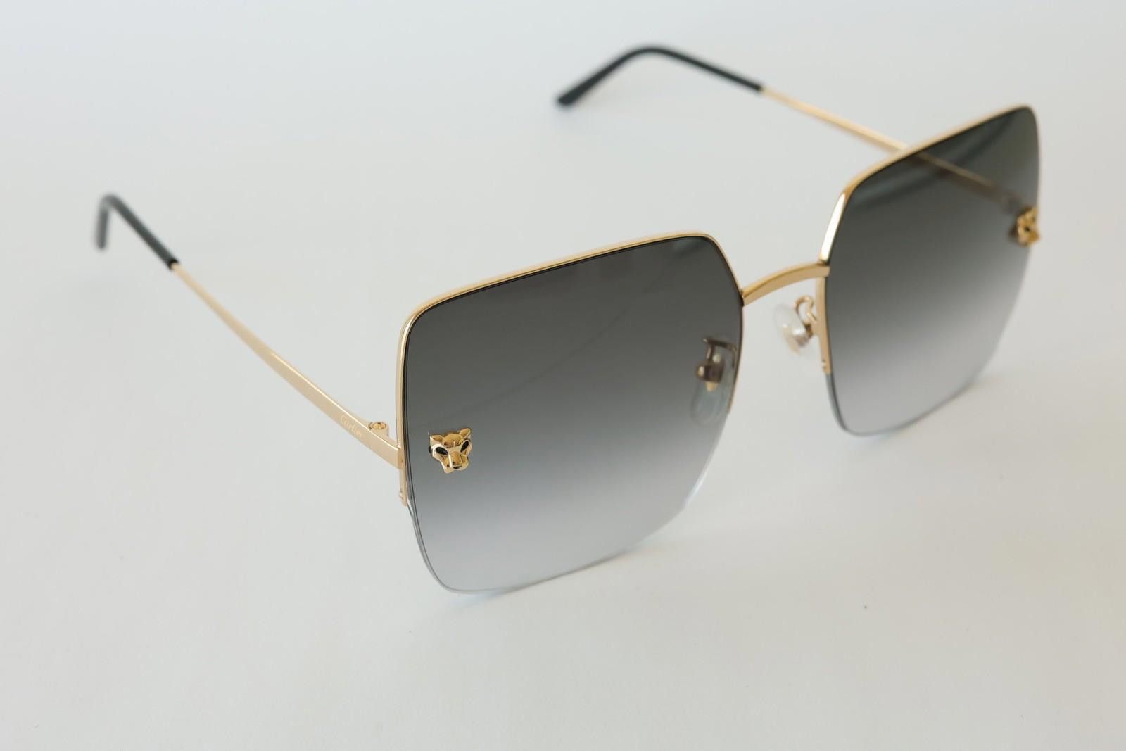 Cartier New Cartier eyewear sunglasses eyeglasses CT0121SA 004 gold Size ONE SIZE - 8 Thumbnail